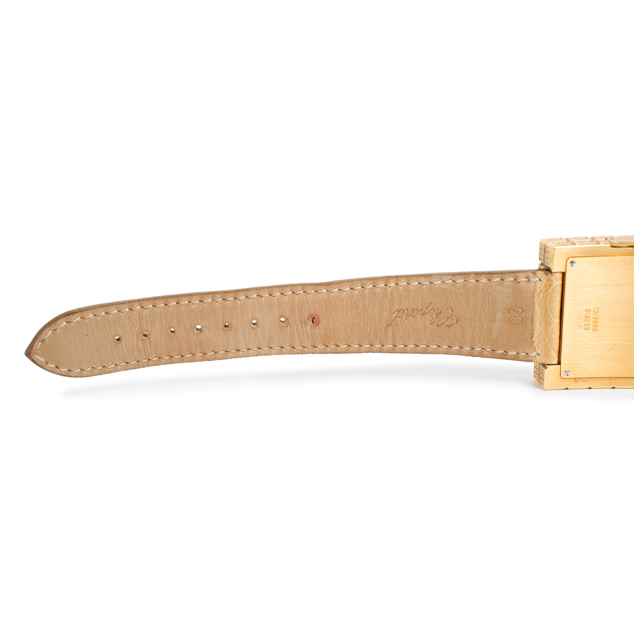 Chopard Ice Cube 32MM 13/6858 18K Yellow Gold Diamond Quartz Watch