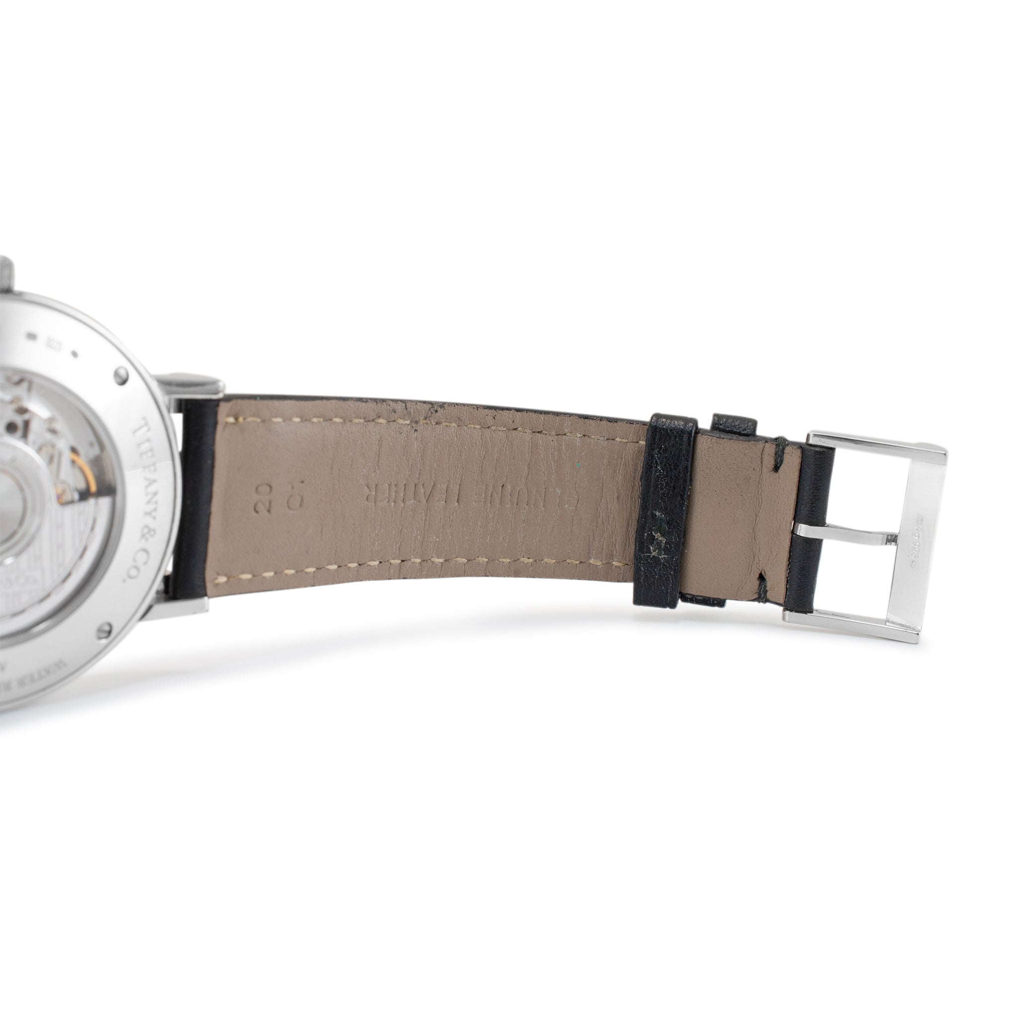 Tiffany & Co. Atlas 39MM TIF270985 Sterling Silver White Dial Automatic Watch