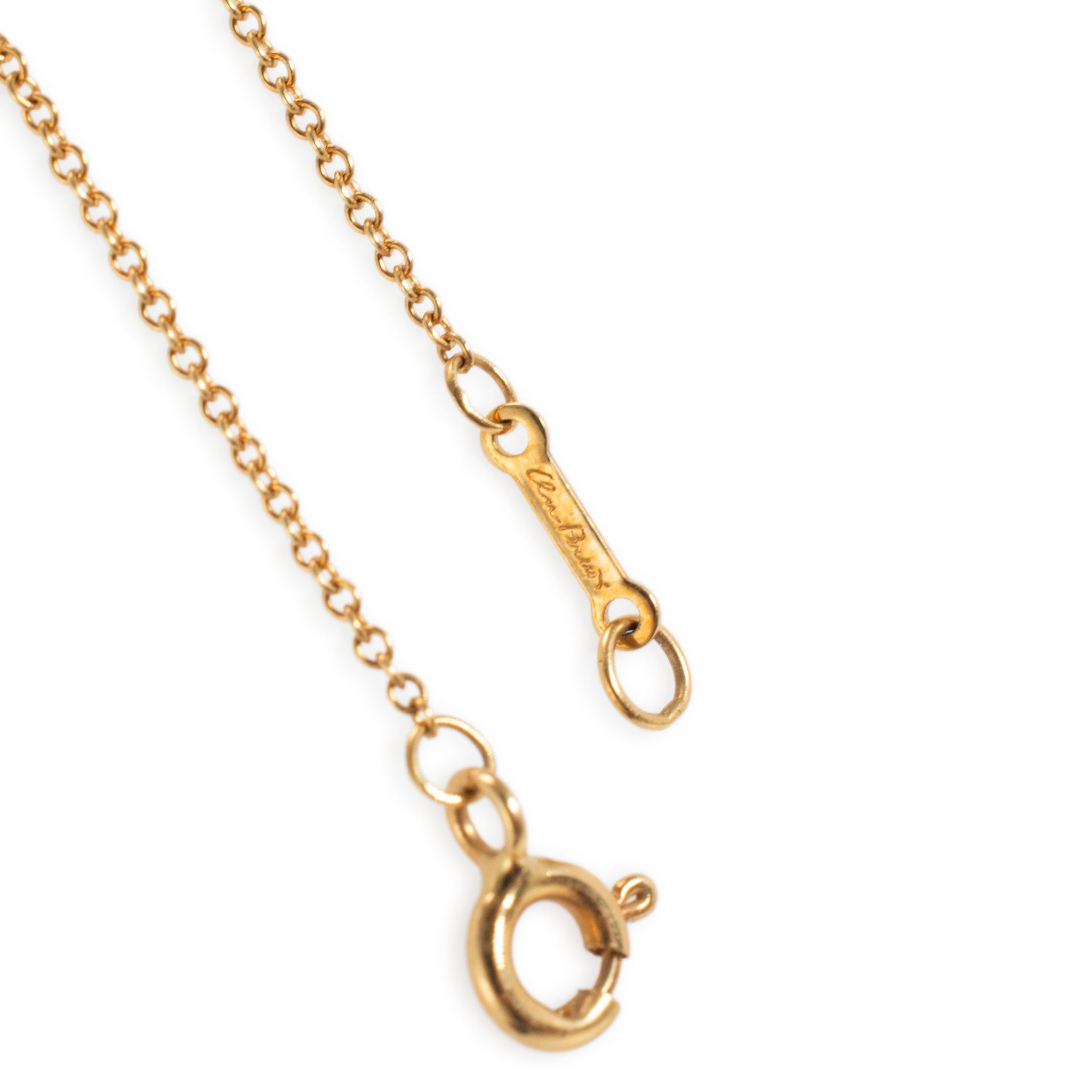 Tiffany & Co. Elsa Peretti 18K Yellow Gold 3 Diamonds by the Yard Bracelet