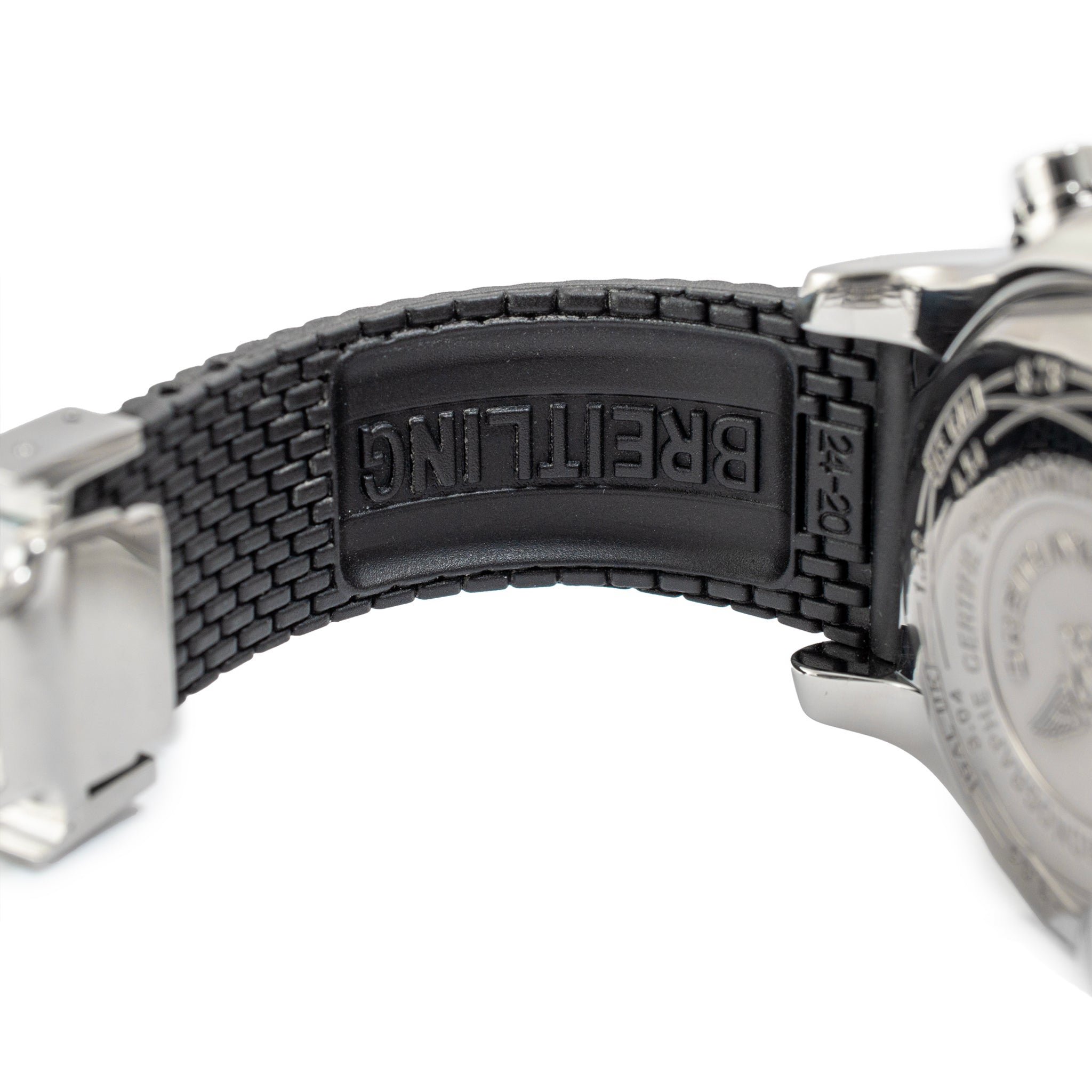 Breitling Super Avenger 48MM A1337011 Diamond Bezel Stainless Steel Chrono Watch