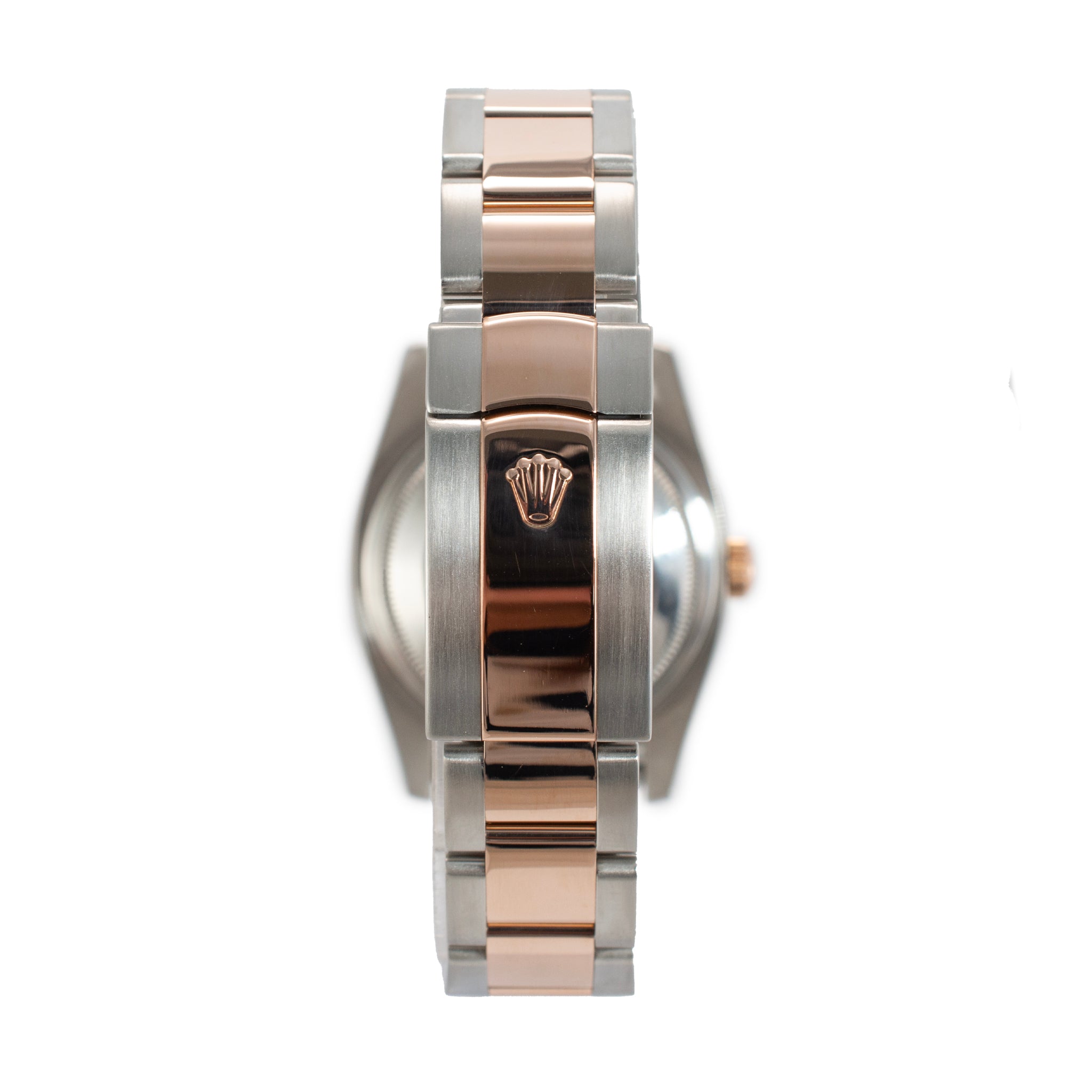 2006 Rolex Datejust Turn-O-Graph 36MM 116261 Rose Gold Steel Oyster Fluted Watch