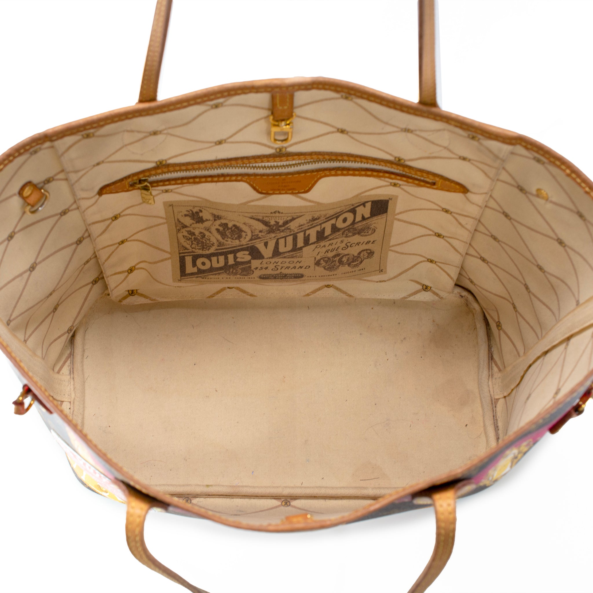 Louis Vuitton Monogram Summer Trunks Neo Neverfull MM M41390 Tote Handbag