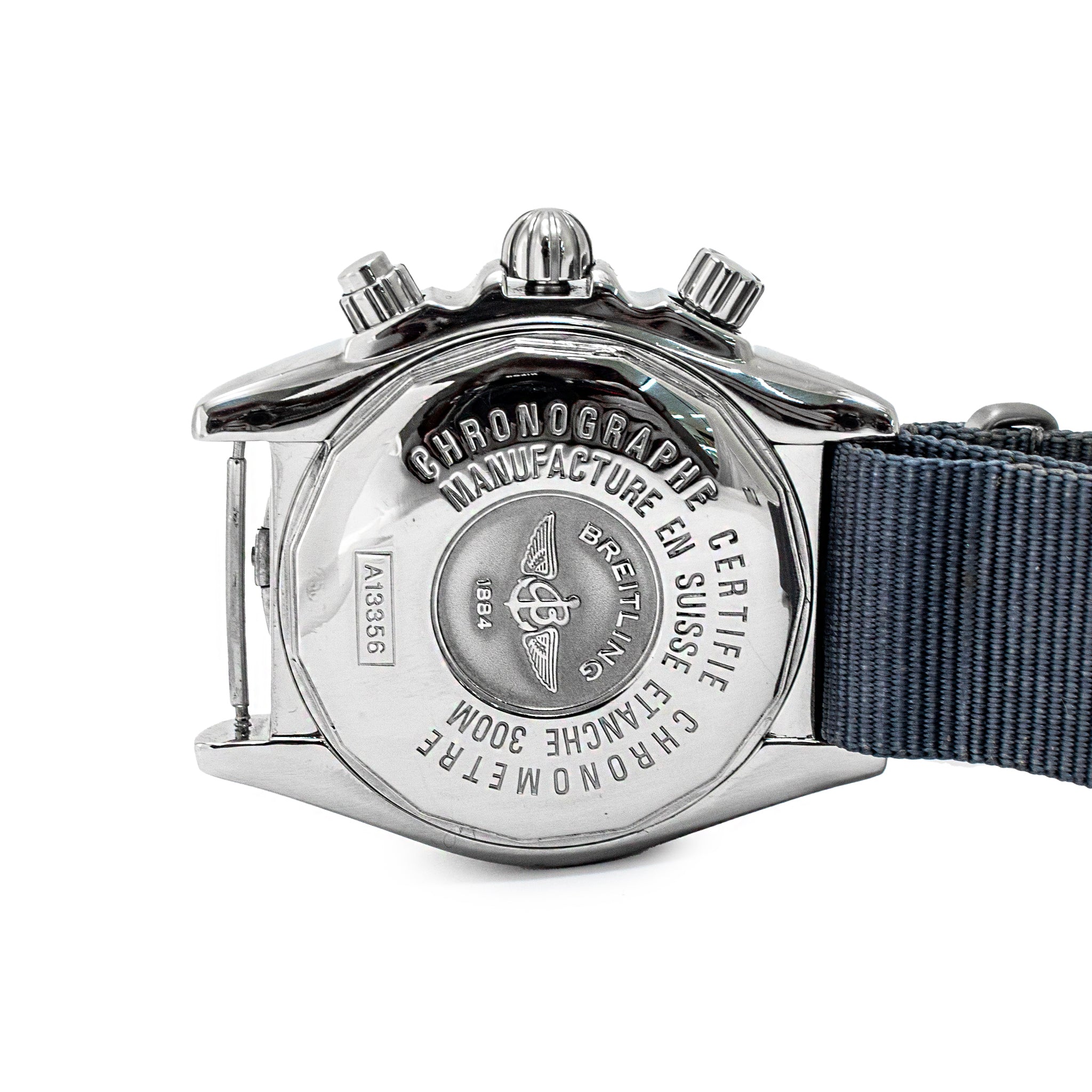 Breitling Chronomat Evolution 43.5mm A13356 NATO Strap Steel Automatic Watch