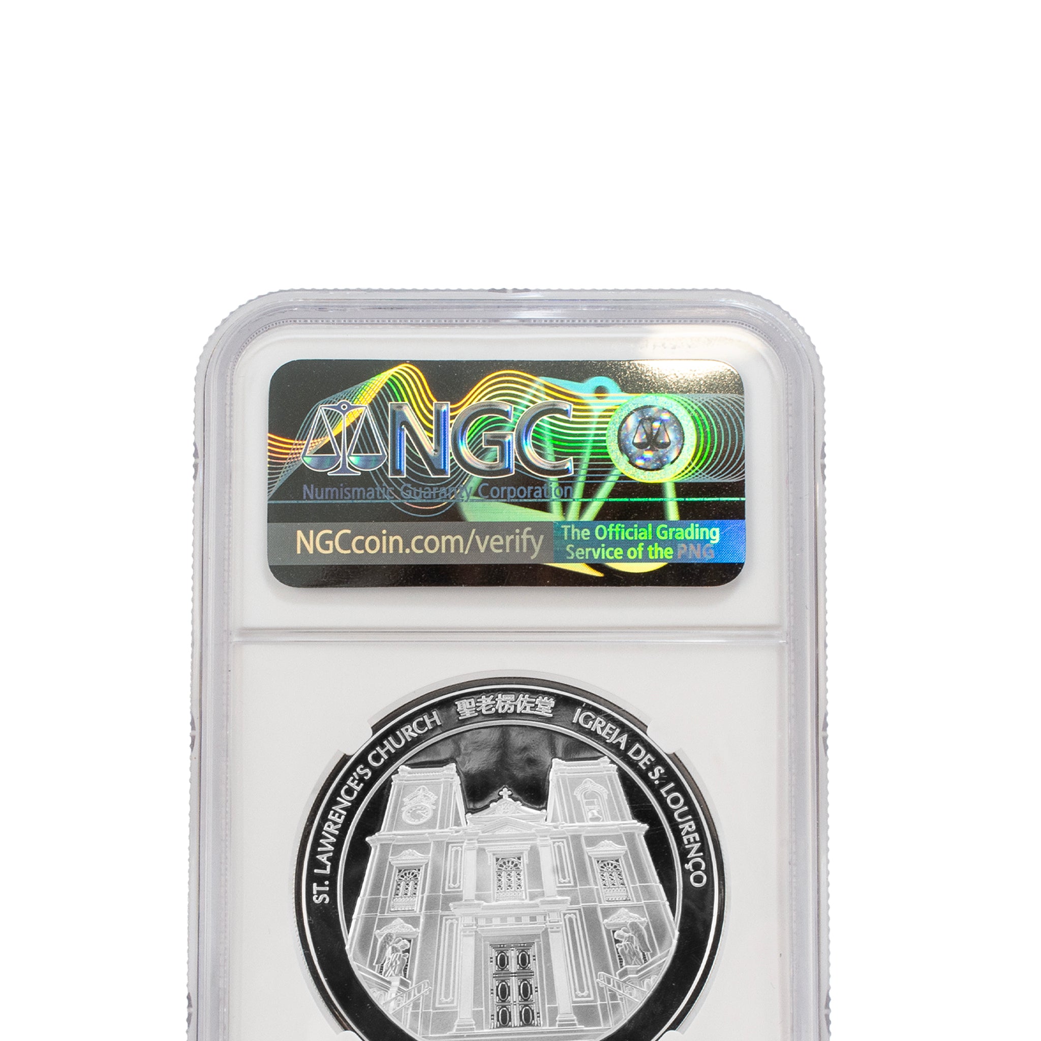 2022 20 Patacas Macau China NGC PF 70 Ultra Cameo Tiger 1OZ Fine Silver Coin