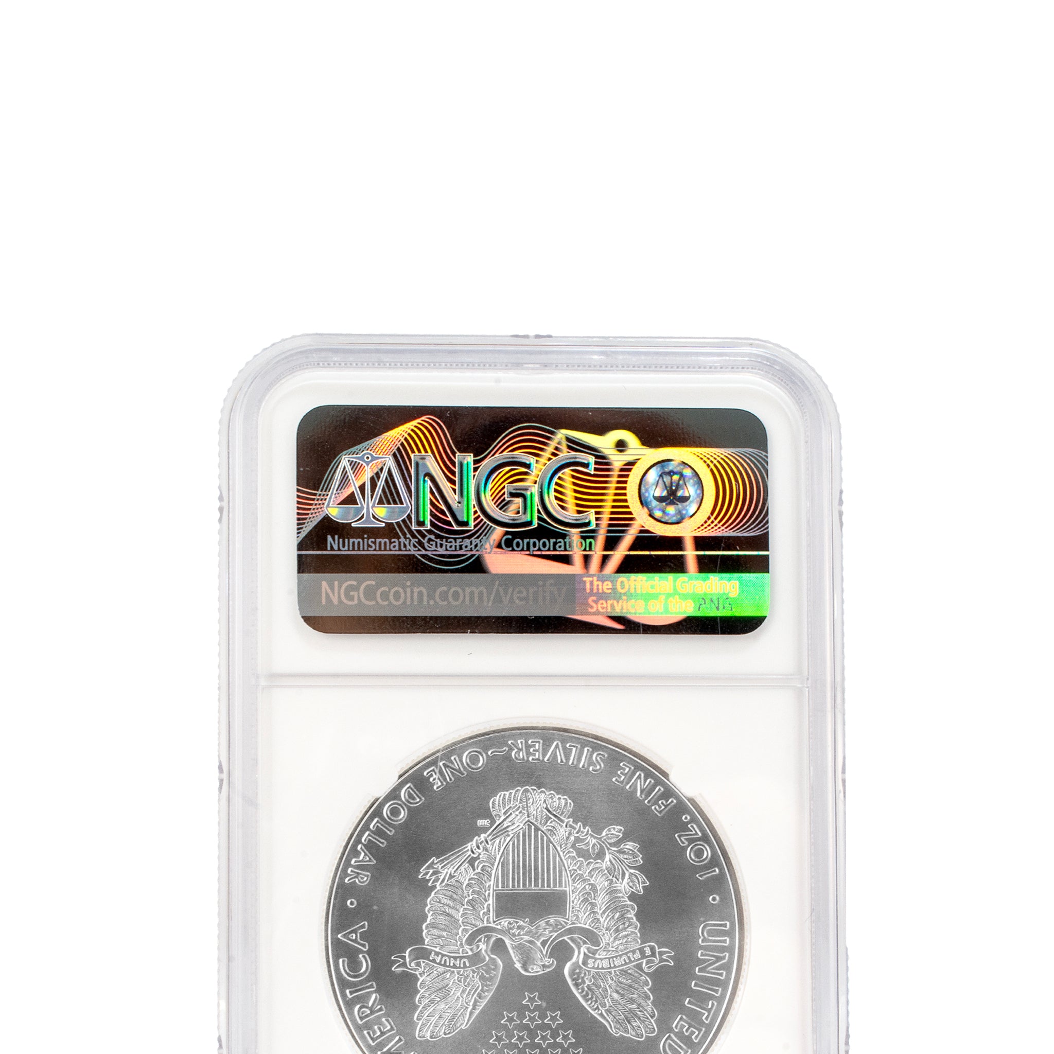 2021 NGC MS70 Early Releases 1OZ Fine Silver Trump Heraldic Eagle T-1 Coin