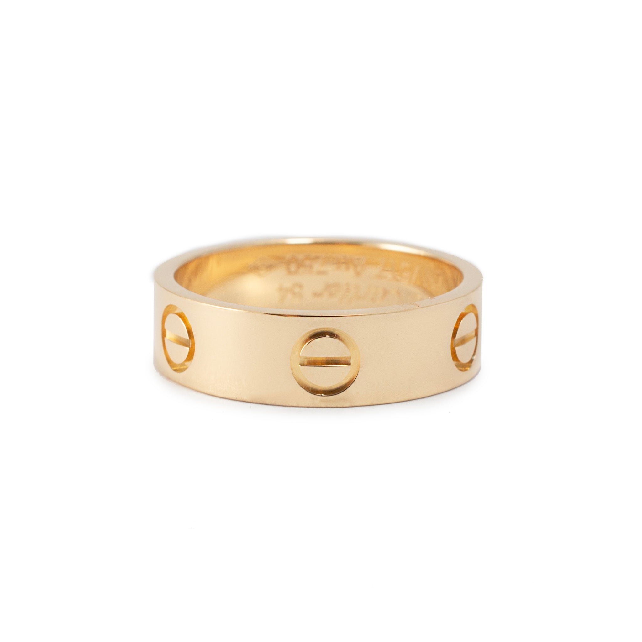 Cartier Classic Model Love 18K Yellow Gold Wedding Band Ring