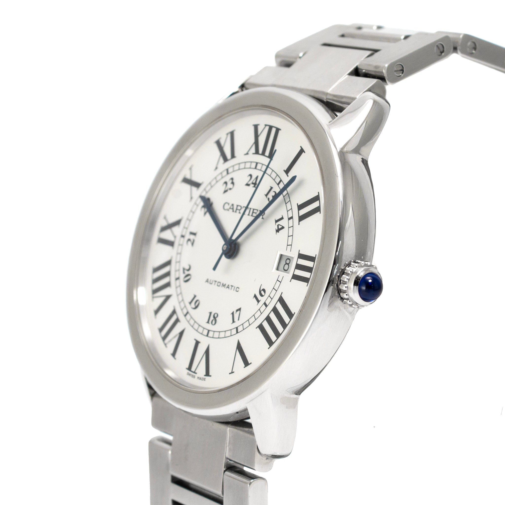 2020 Cartier Ronde Solo 42MM W6701011 / 3802 Stainless Steel Automatic Watch