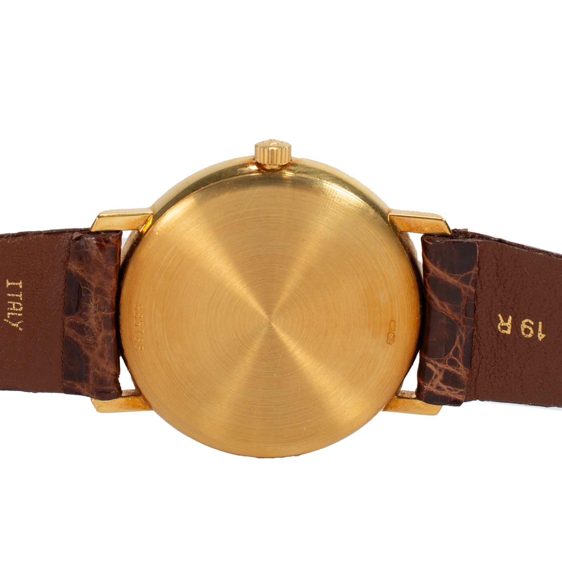 Vintage Vacheron Constantin Patrimony 35MM 44001 Date Sigma White 18K Gold Watch