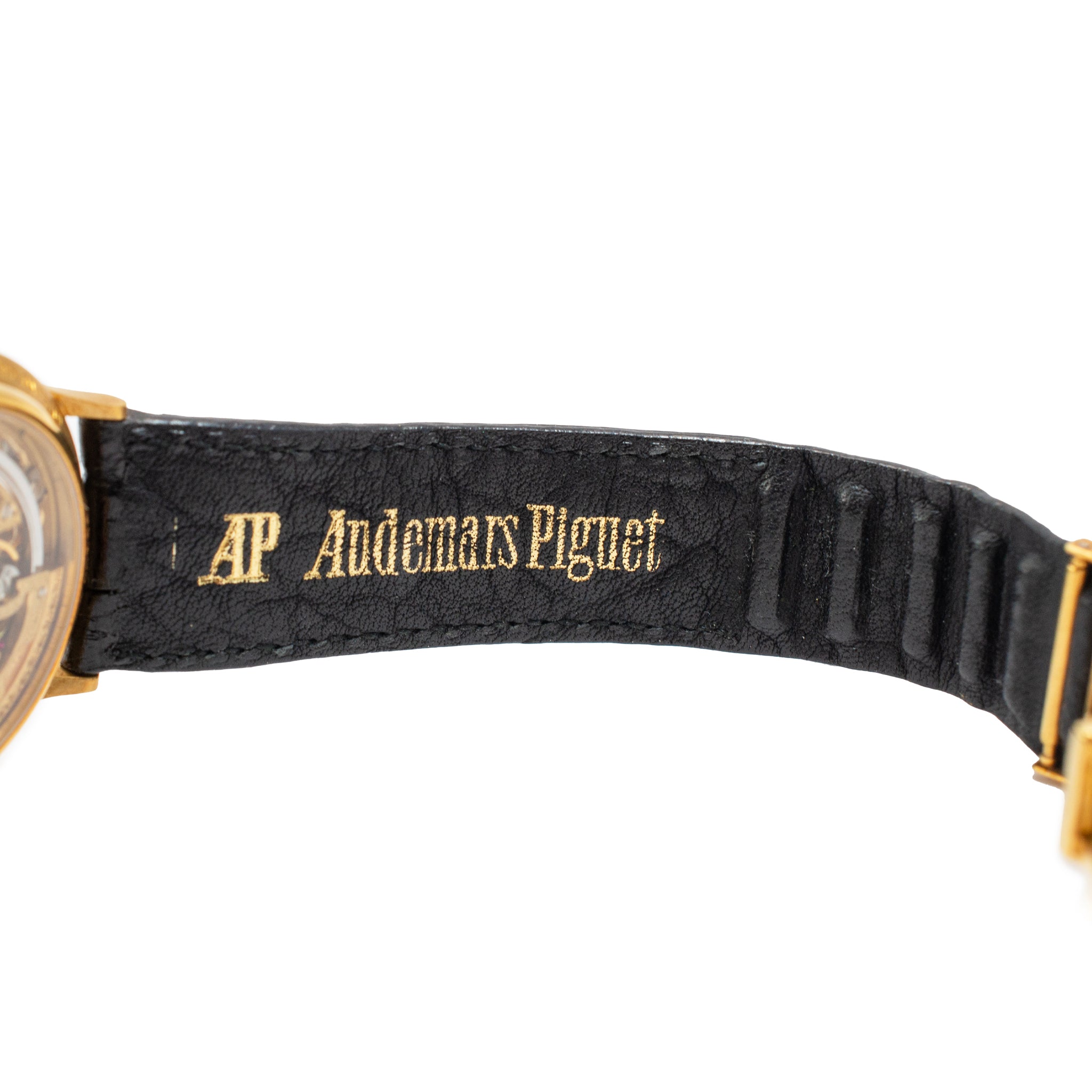 Vintage Audemars Piguet Quantieme Perpetual Calendar 25558BA Skeleton Gold Watch