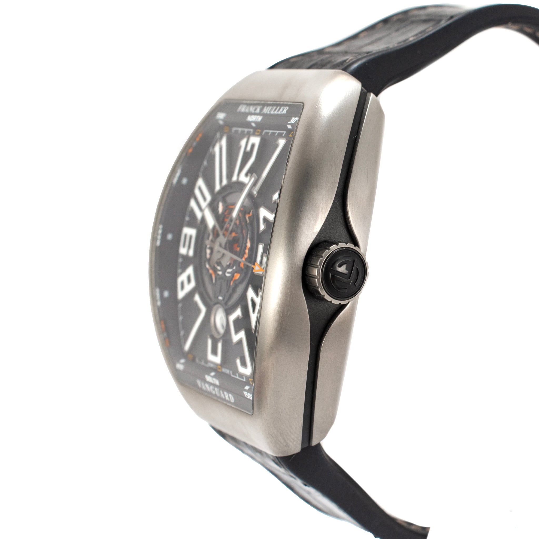 Franck Muller Vanguard Harimao 45MM V45 SC DTTT BR NR Tiger Titanium Watch