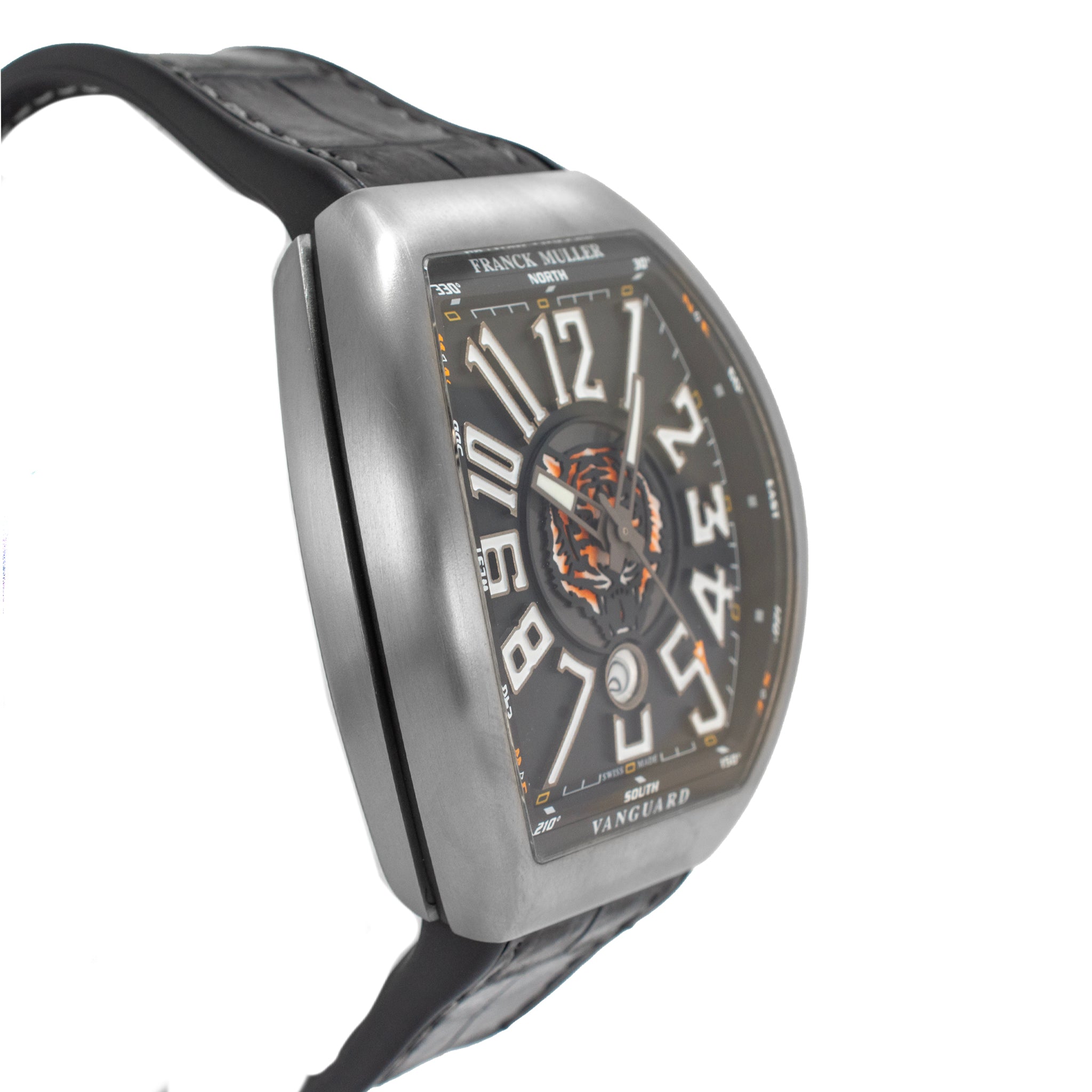 Franck Muller Vanguard Harimao 45MM V45 SC DTTT BR NR Tiger Titanium Watch
