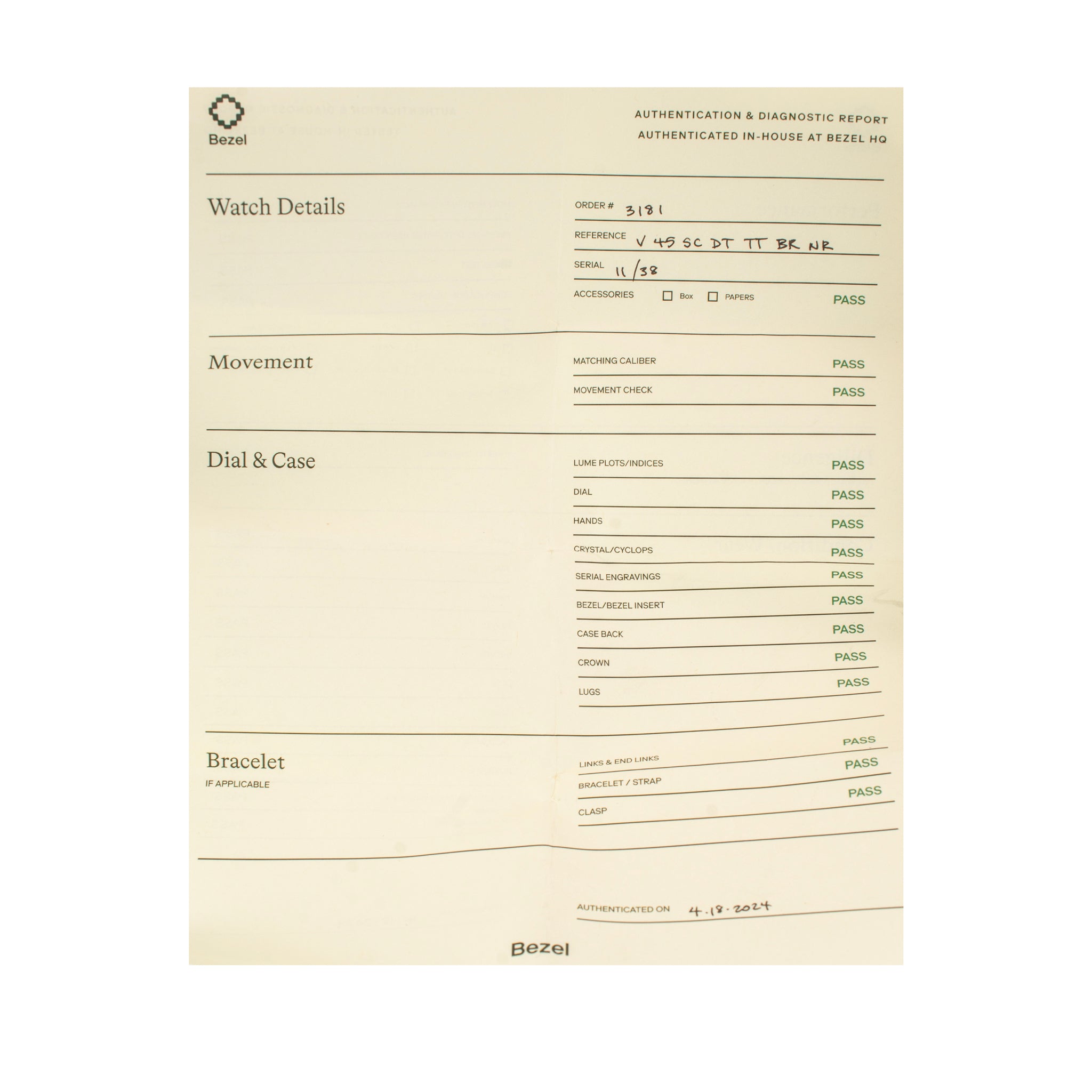 Franck Muller Vanguard Harimao 45MM V45 SC DTTT BR NR Tiger Titanium Watch