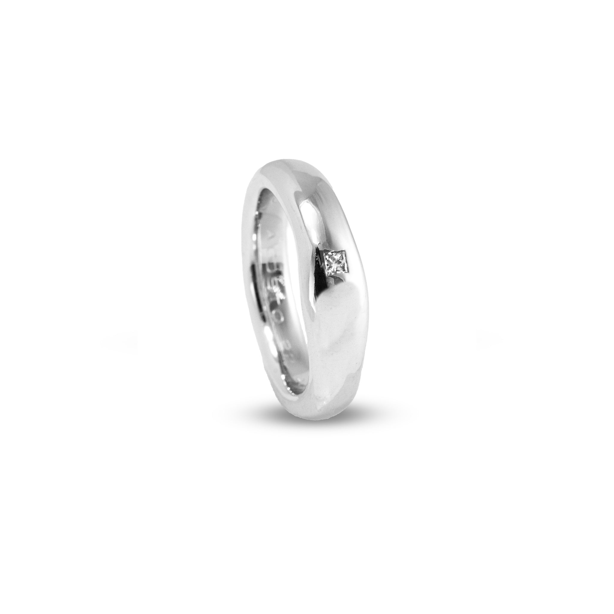 H. Stern Constance Collection 18K Noble Gold Princess Cut Diamond Band Ring