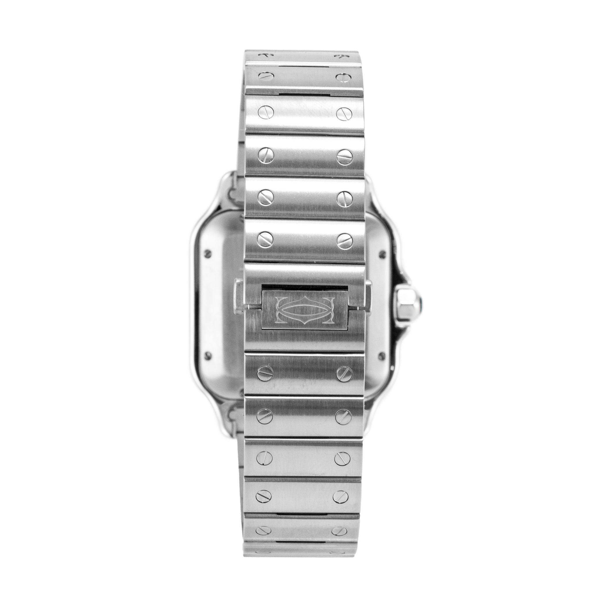 Cartier Santos 39.8mm 4072 / WSSA0037 Gray Roman Dial Steel Automatic Watch