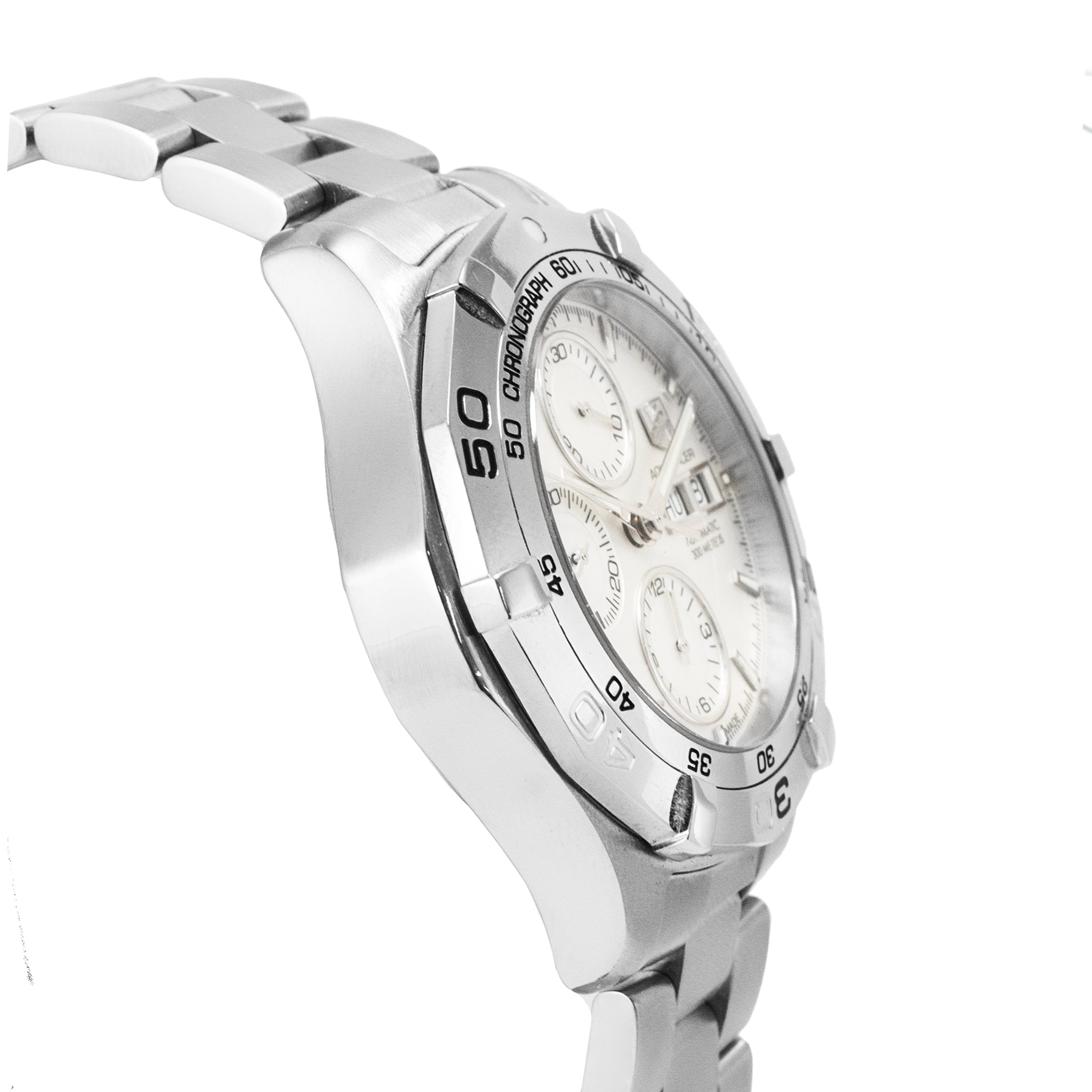 TAG Heuer Aquaracer Chronograph 43MM CAF2011 300M Steel Automatic Watch