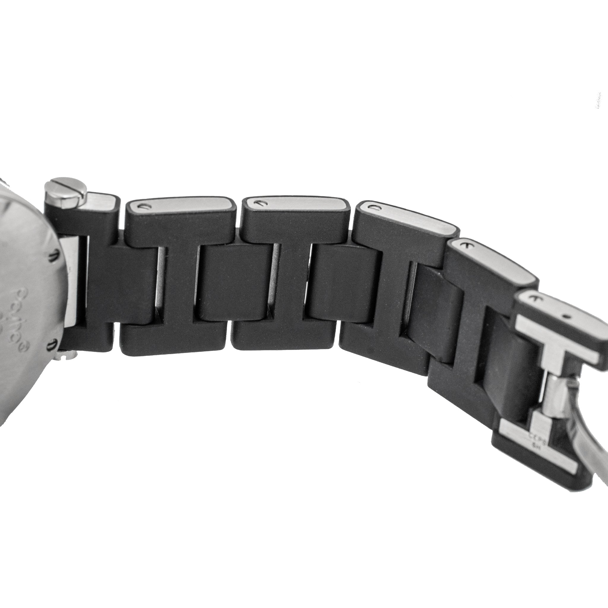 Cartier Pasha Seatimer 33MM 3025 Black Rubber Stainless Steel Quartz Watch