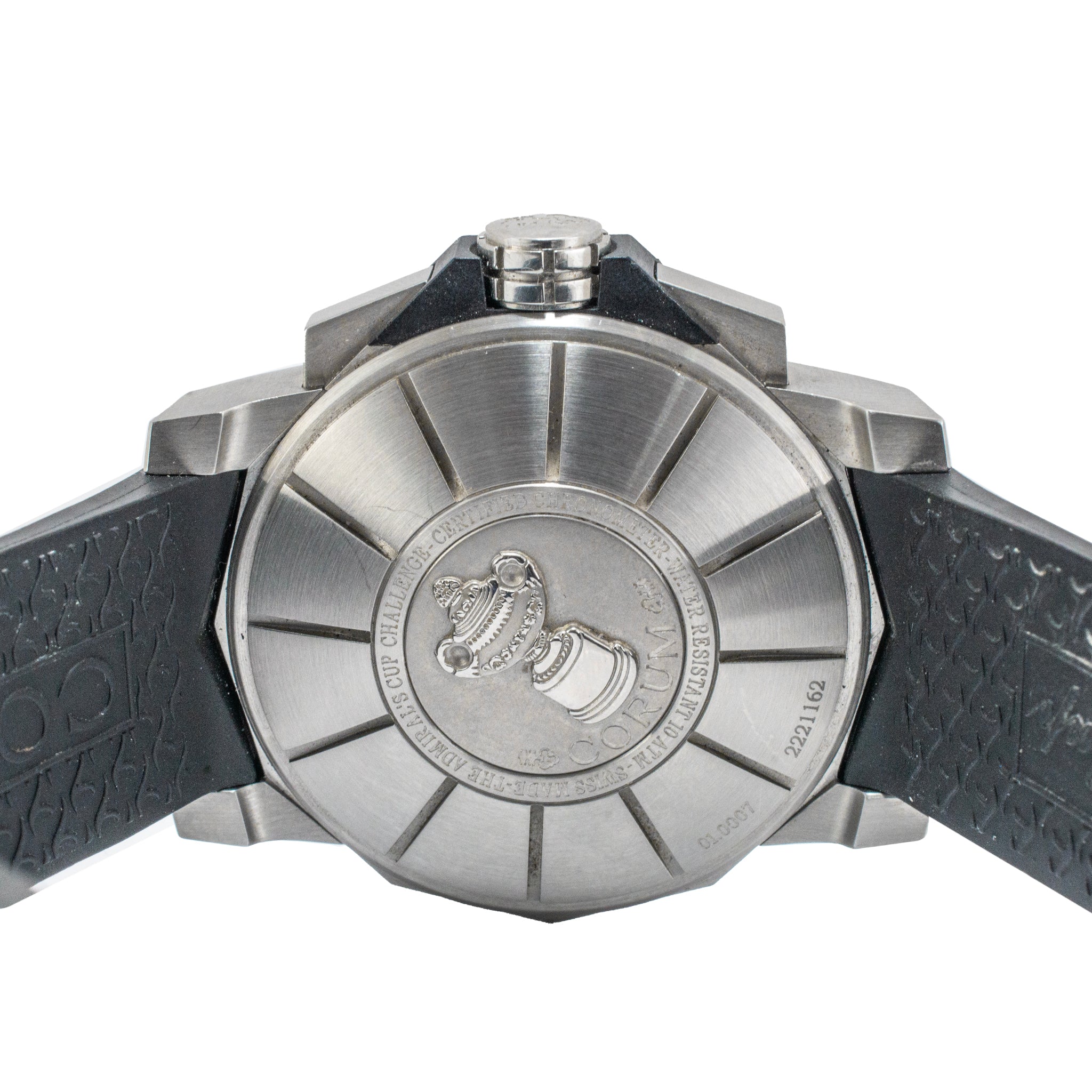 Corum Admiral’s Cup Challenge 44MM 01.0007 Steel Chronograph Automatic Watch