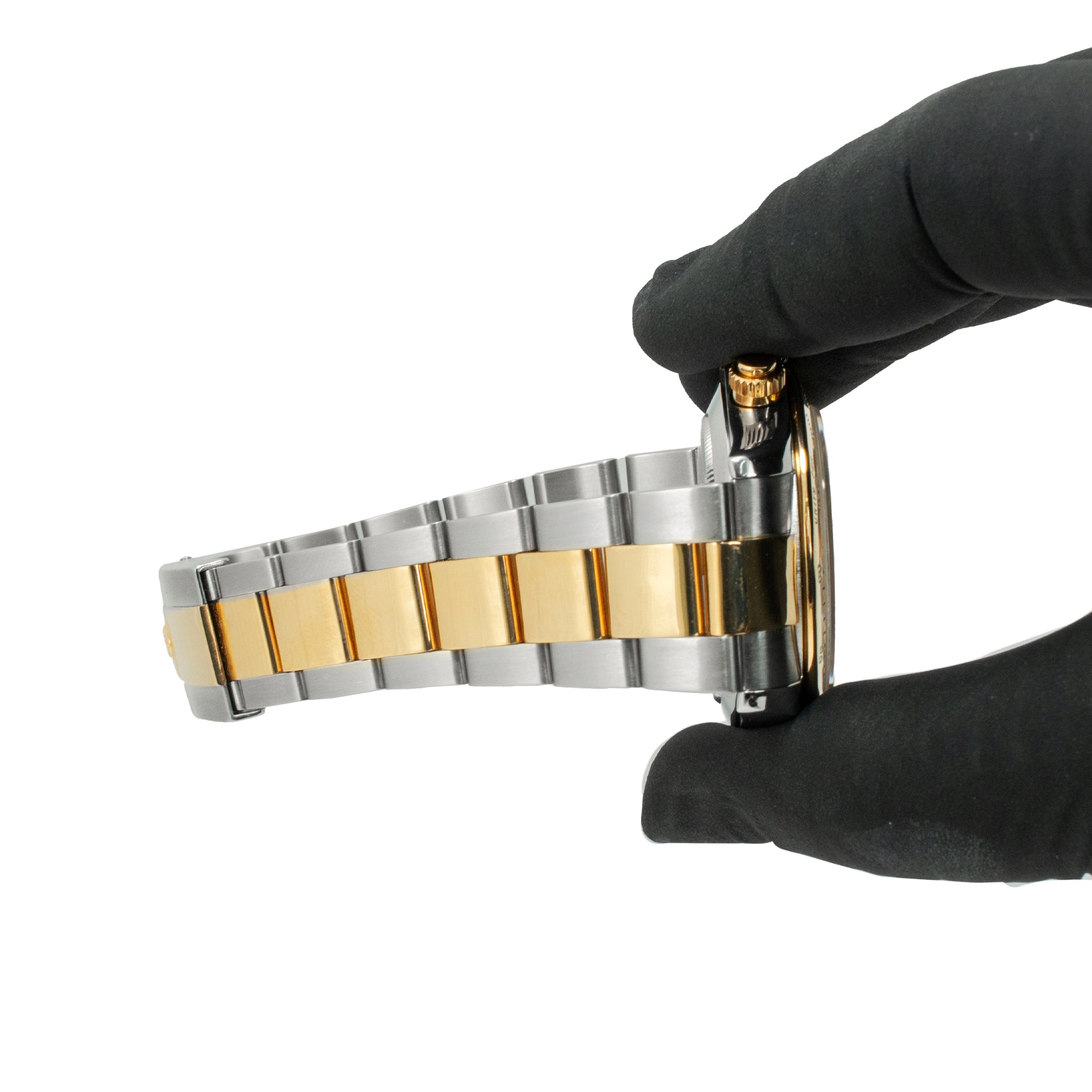 2007 Rolex Daytona Cosmograph 40MM 116523 Champagne Dial Oyster Gold Steel Watch