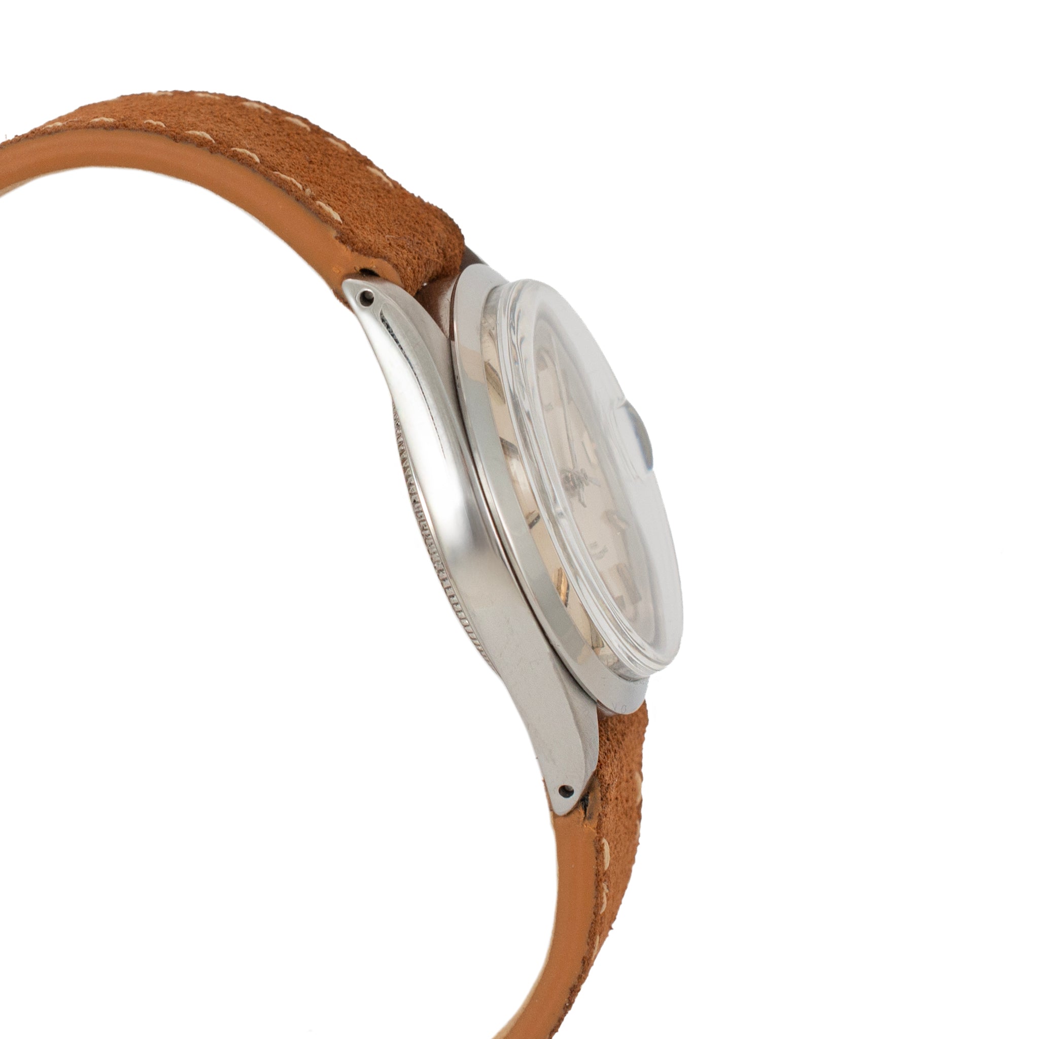 Vintage Tudor Prince Oysterdate 34MM 9050/0 Brown Steel Self Winding Watch