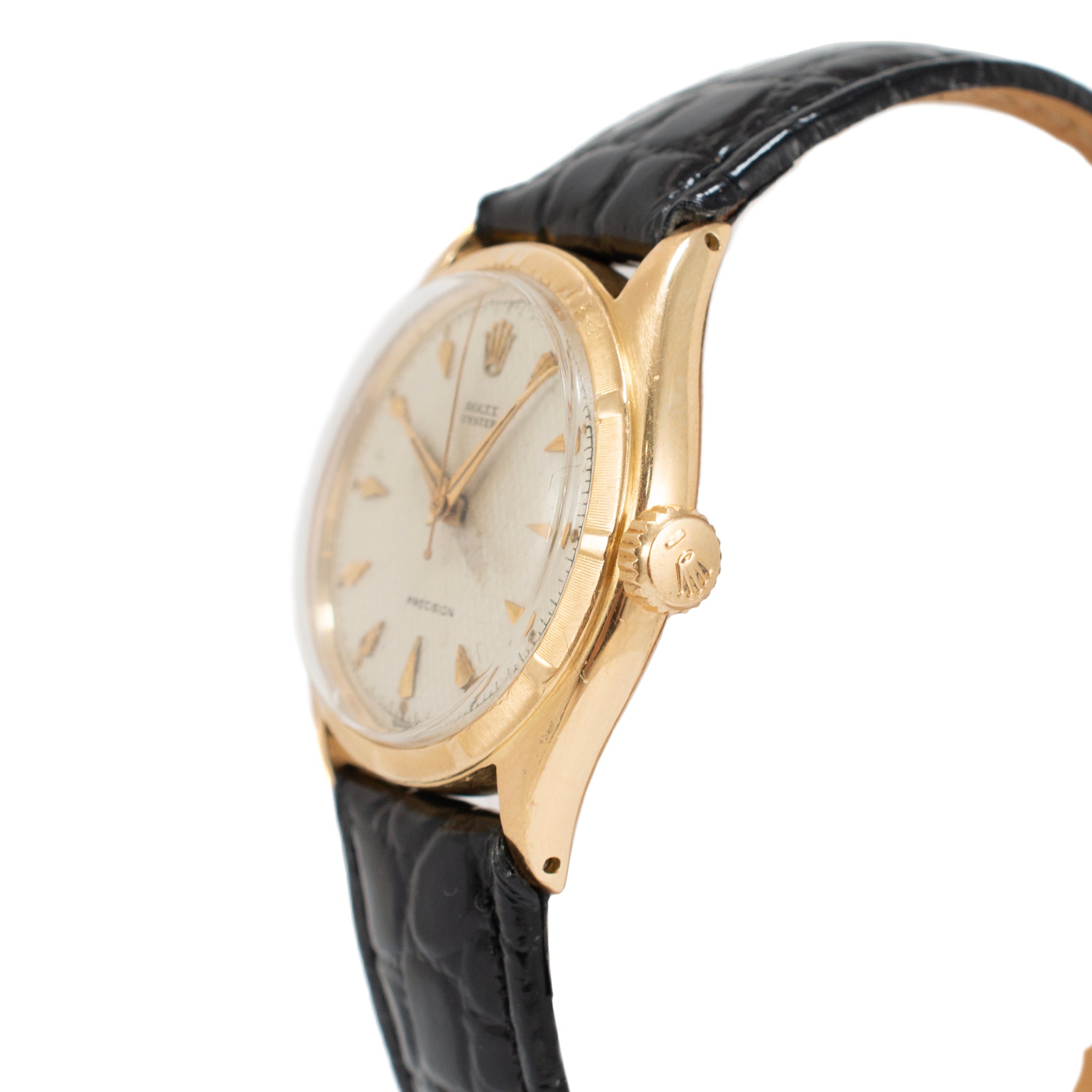 Vintage 1962 Rolex Oyster Precision 32MM 6418 18K Gold Manual Winding Watch