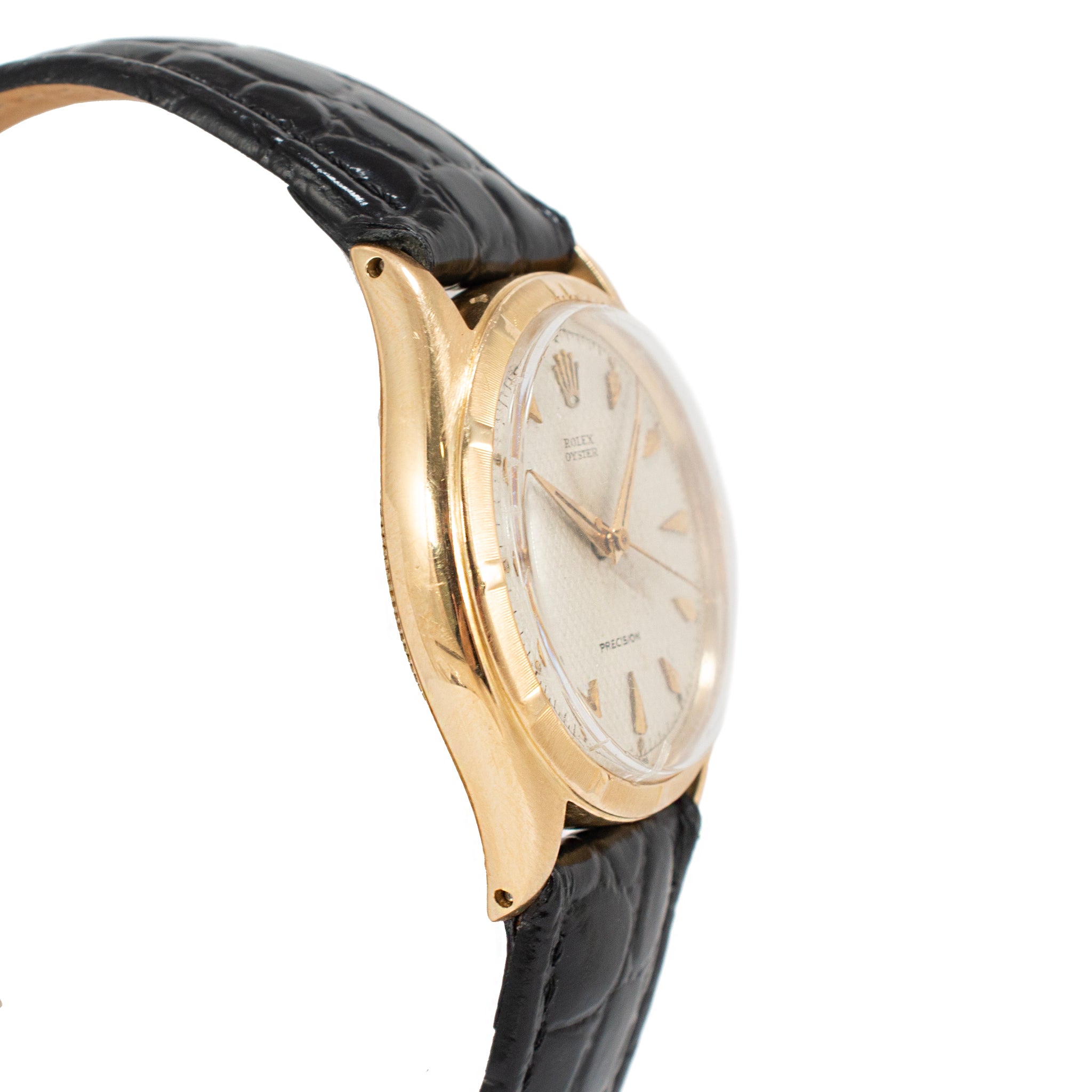 Vintage 1962 Rolex Oyster Precision 32MM 6418 18K Gold Manual Winding Watch