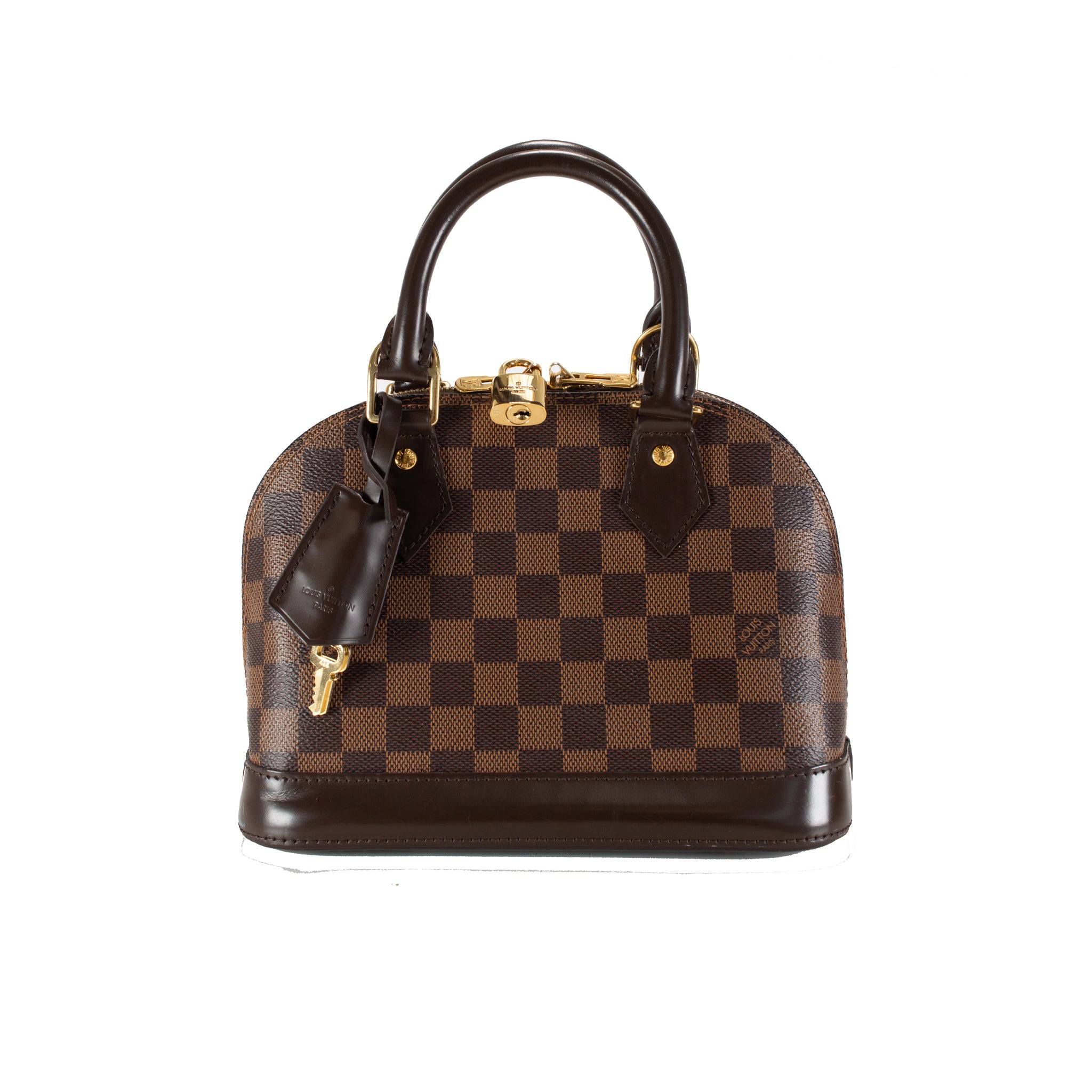 Louis Vuitton Alma BB N40606 Damier Ebène Canvas Crossbody Bag