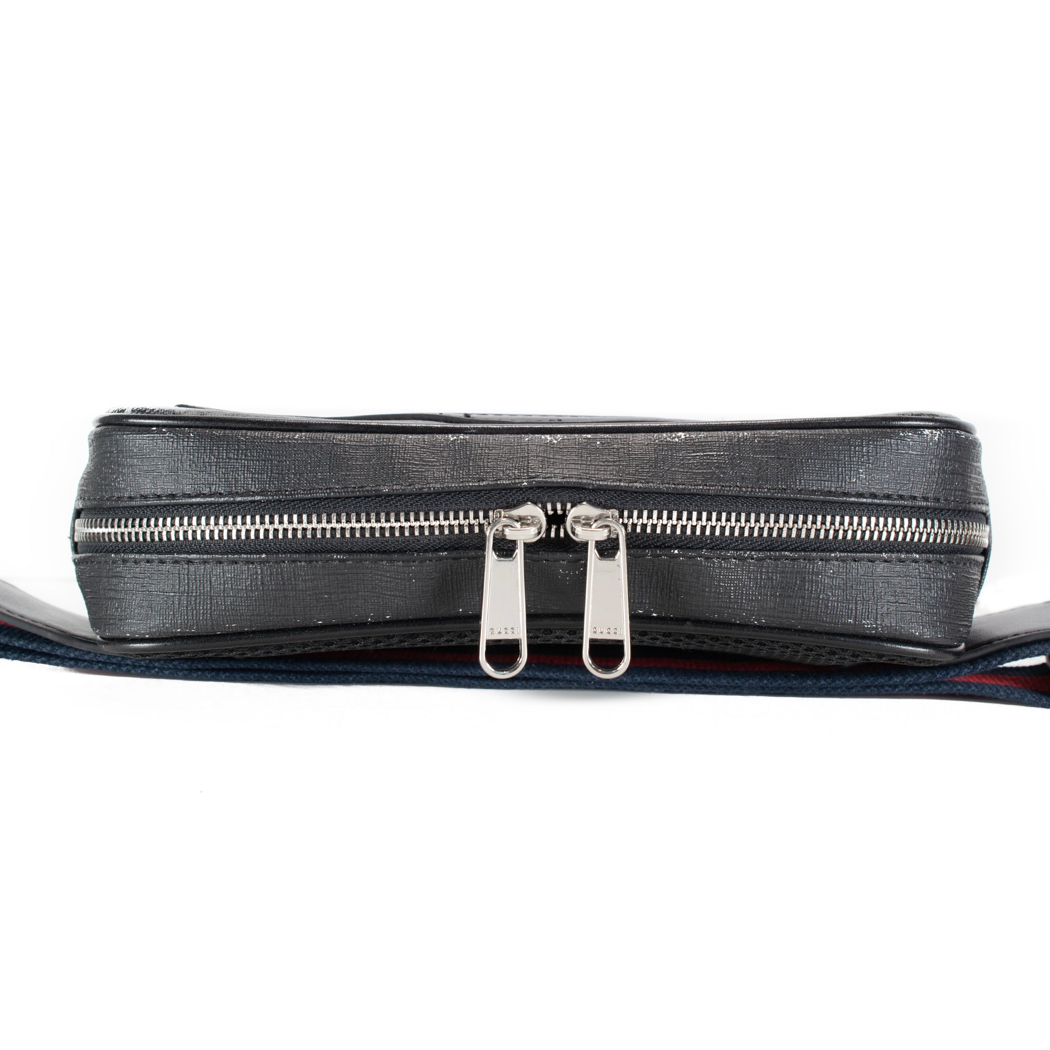 Gucci GG Supreme Black Canvas 474293 Belt Bag