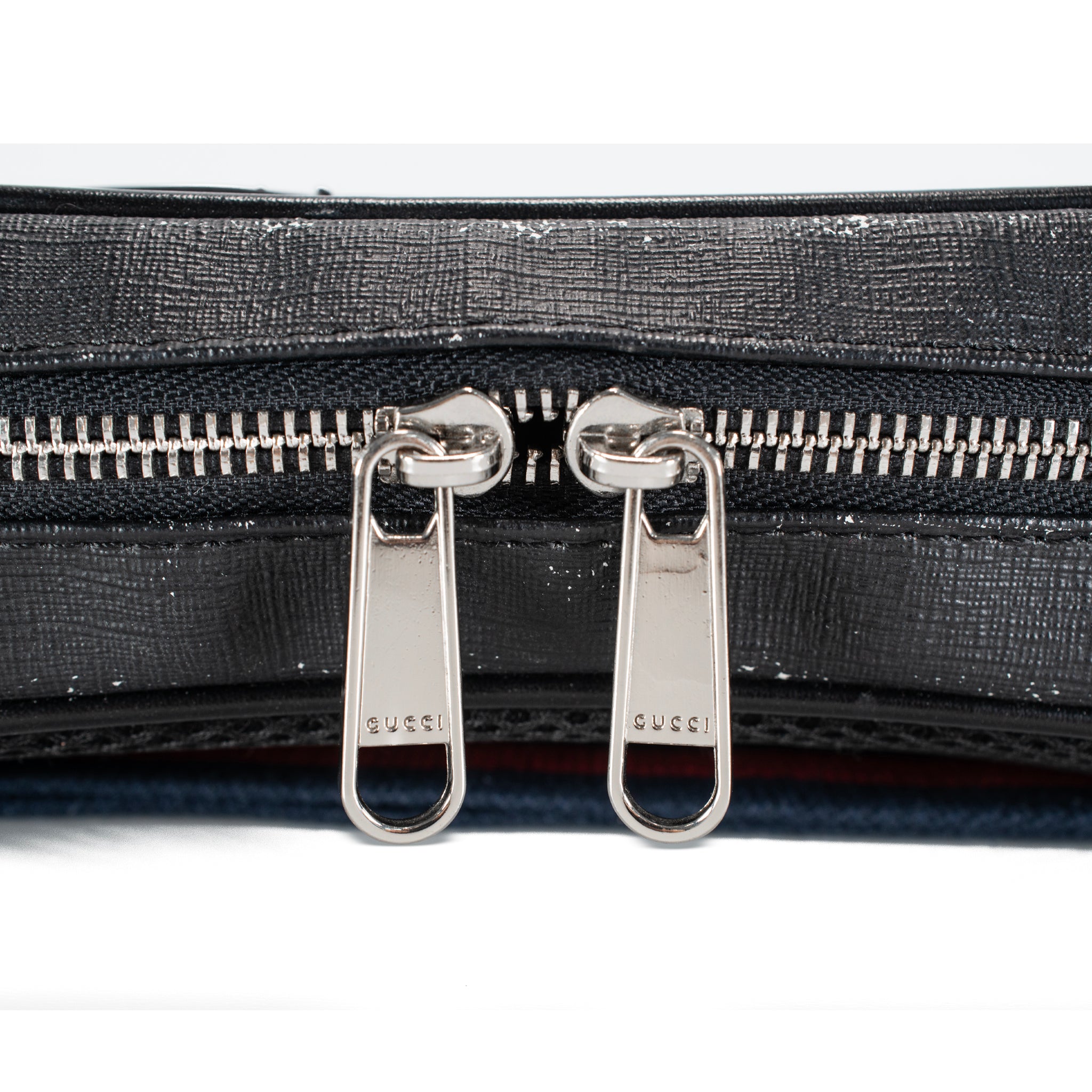 Gucci GG Supreme Black Canvas 474293 Belt Bag