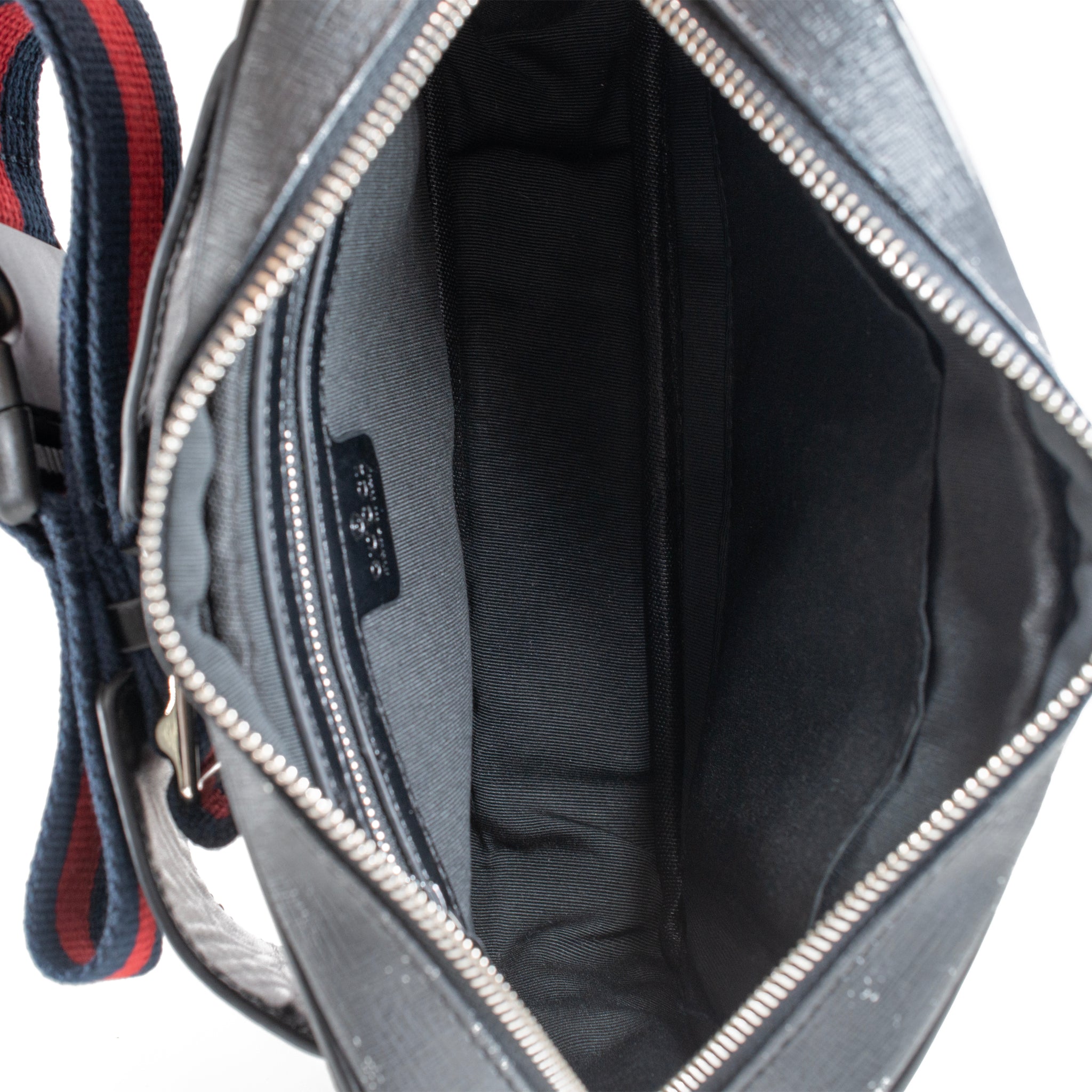 Gucci GG Supreme Black Canvas 474293 Belt Bag