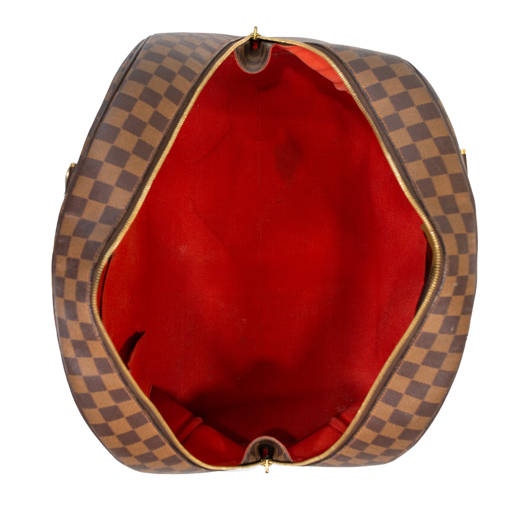 Louis Vuitton Damier Ebene Brown Canvas N41455 Nolita 24 Heures Travel Handbag