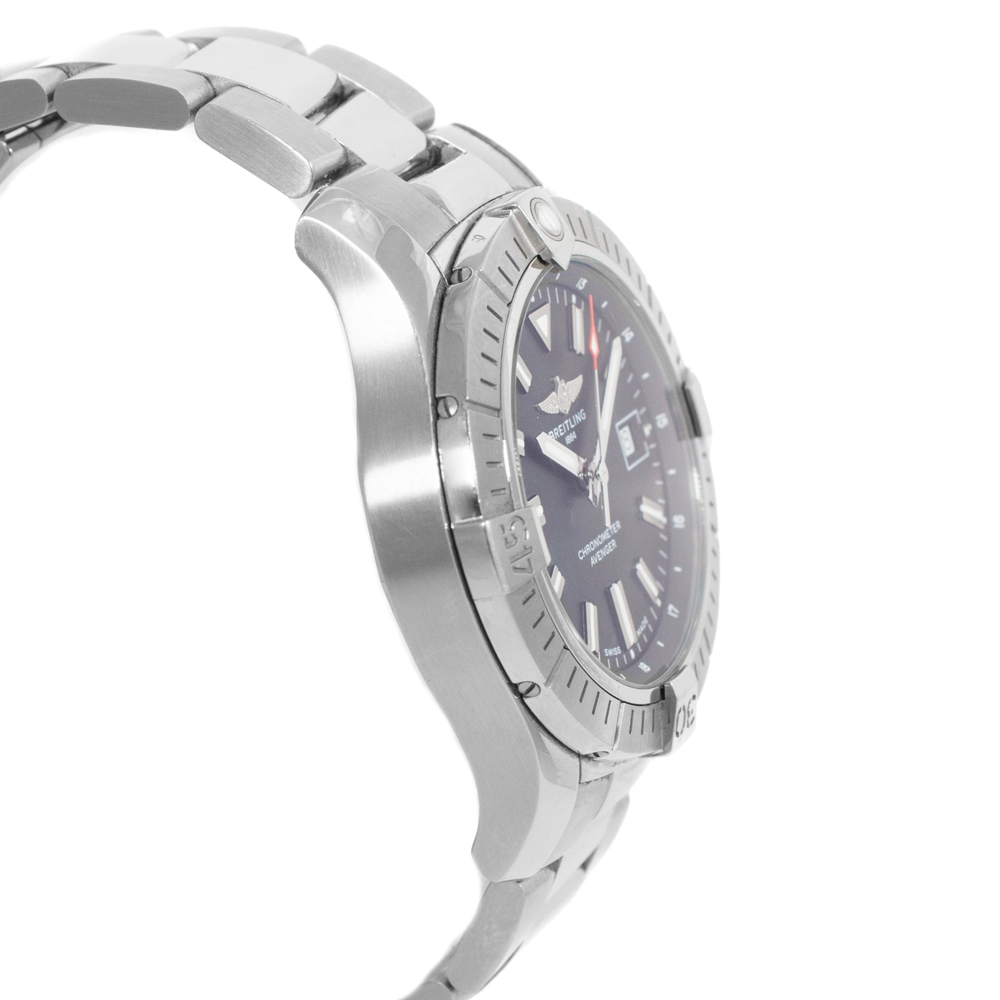 Breitling Avenger 43MM A17318101B1A1 Black Dial Stainless Steel Automatic Watch