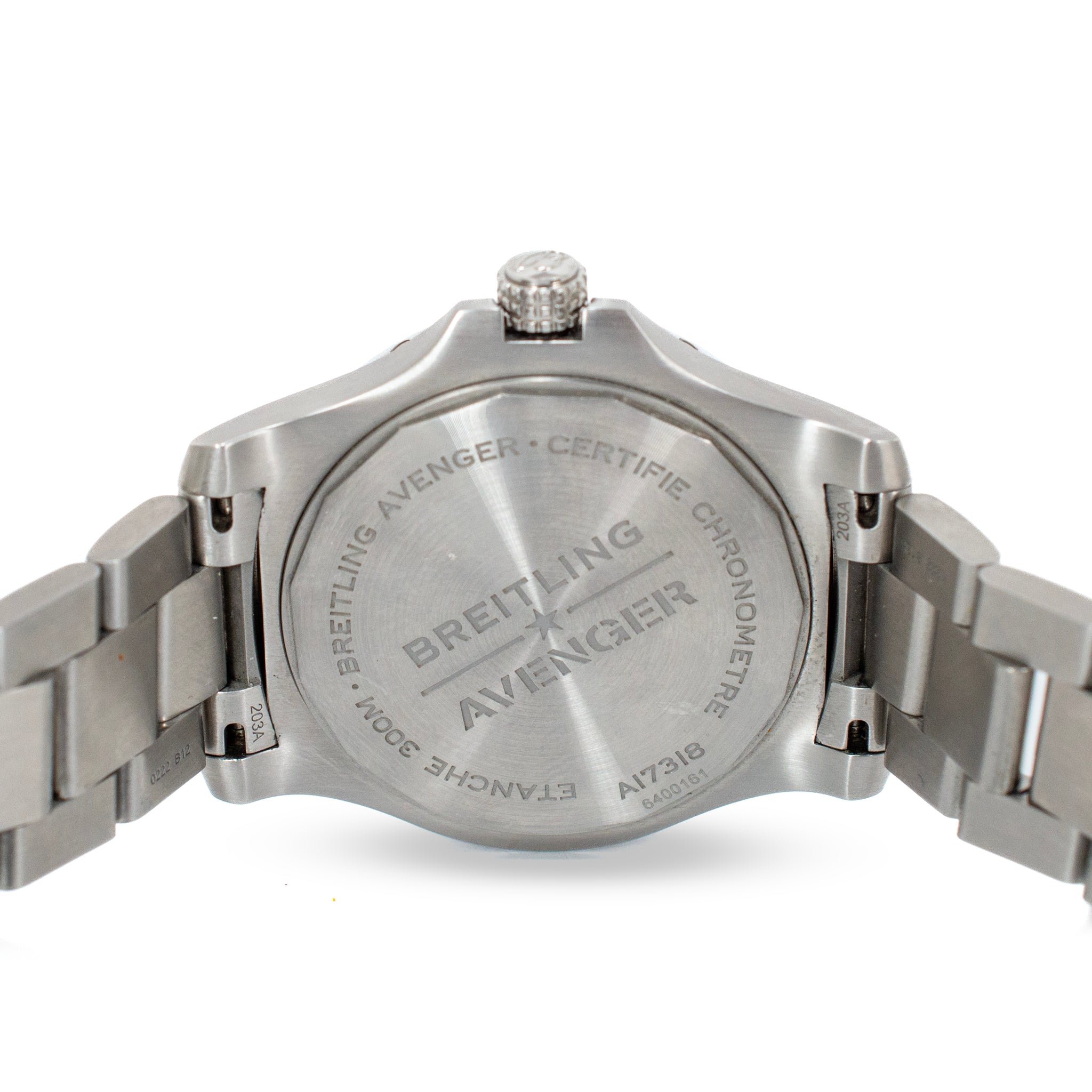 Breitling Avenger 43MM A17318101B1A1 Black Dial Stainless Steel Automatic Watch