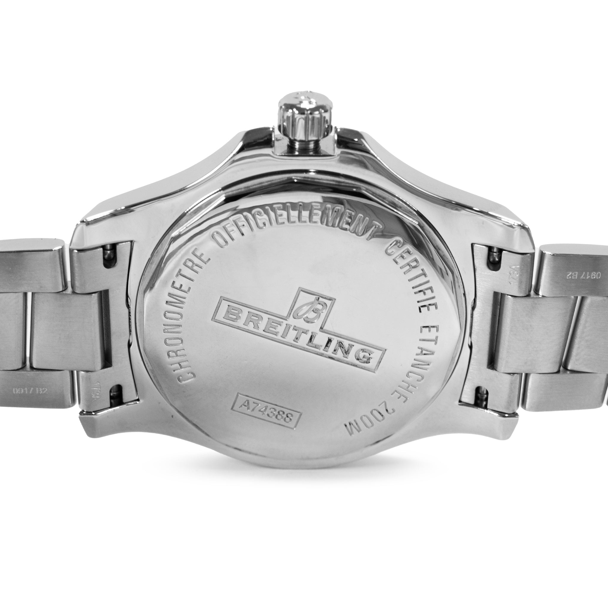 Breitling Colt 44MM A74388 Silver Dial Stainless Steel Quartz Watch