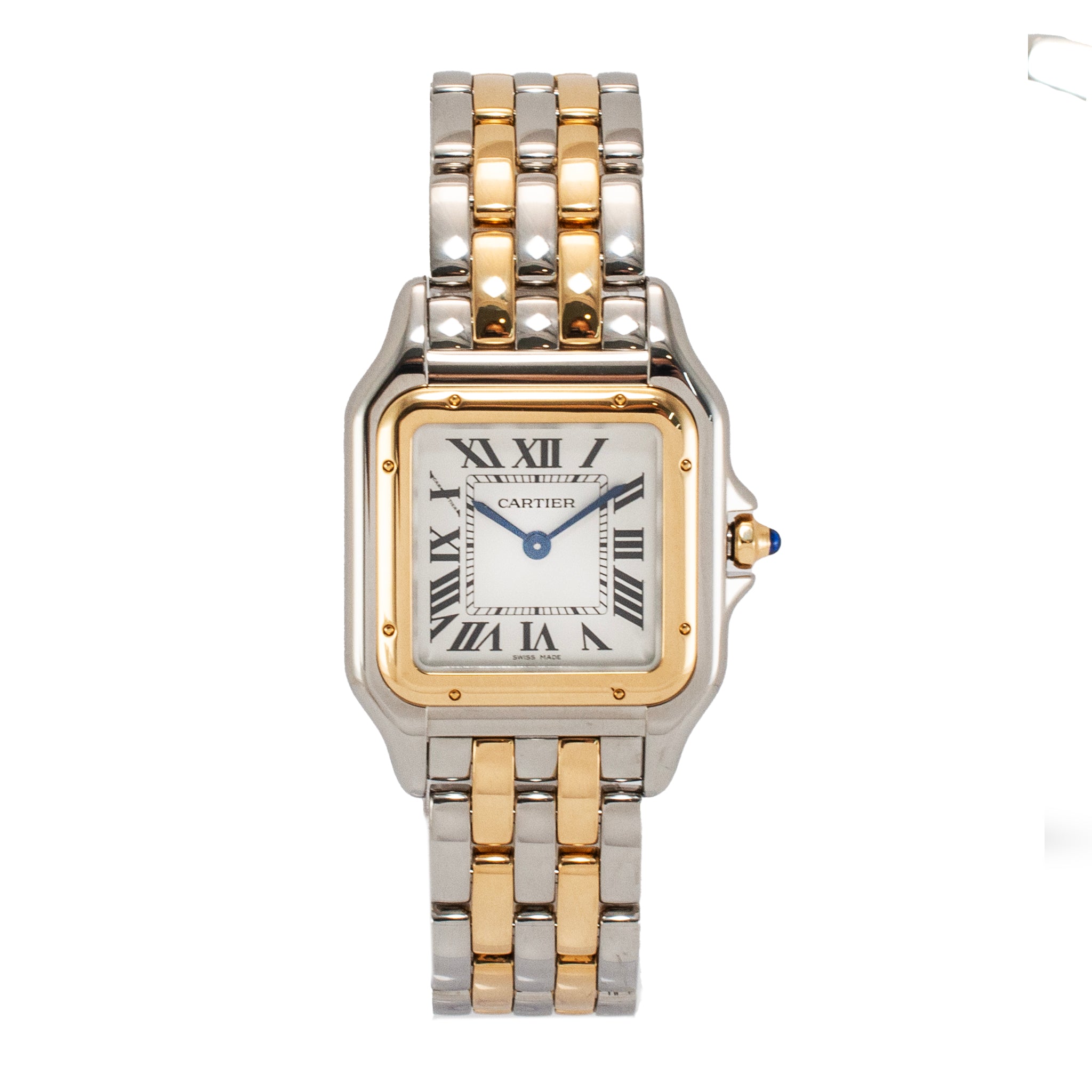 2021 Panthere De Cartier Medium 27MM 4017 / W2PN0007 Steel Yellow Gold Watch