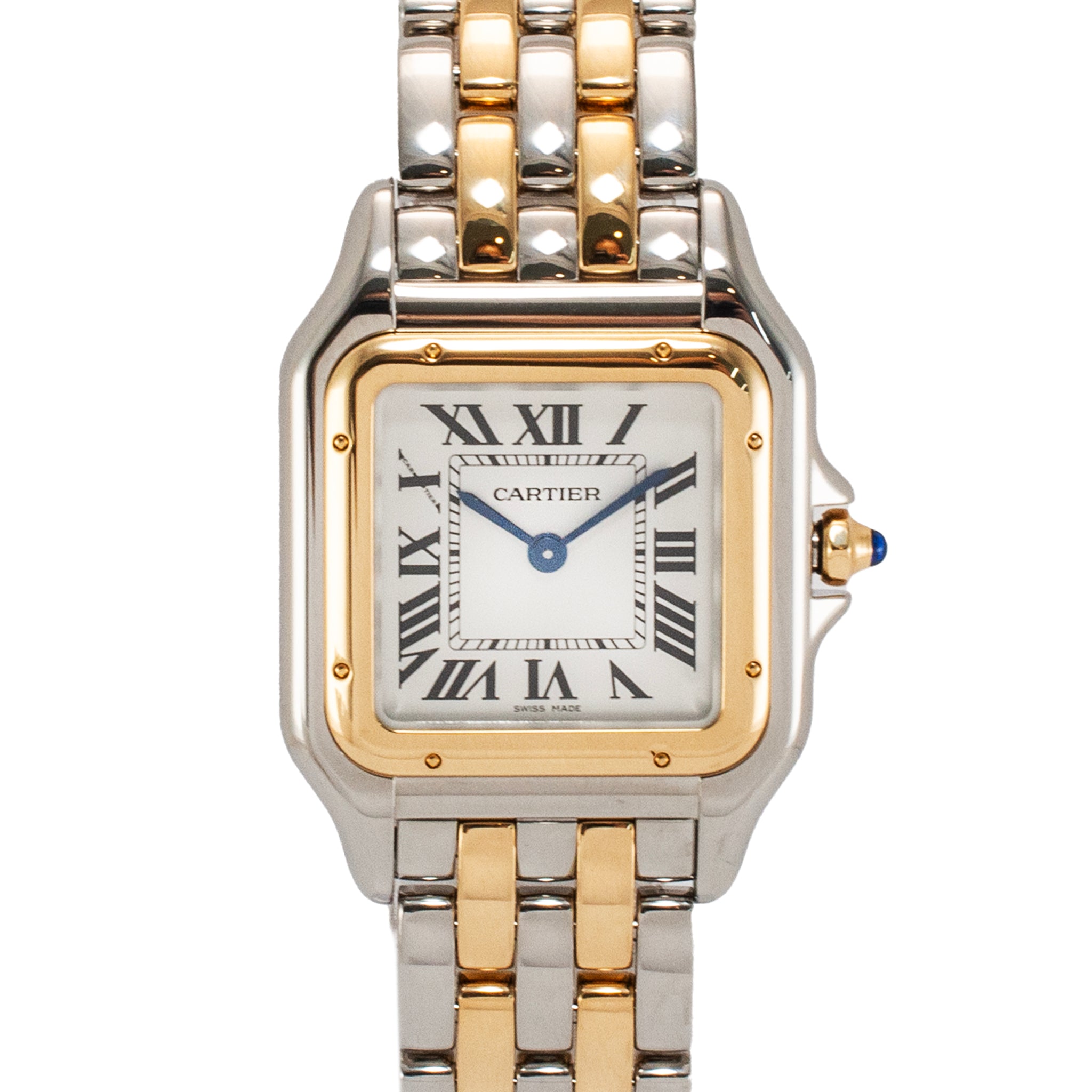 2021 Panthere De Cartier Medium 27MM 4017 / W2PN0007 Steel Yellow Gold Watch