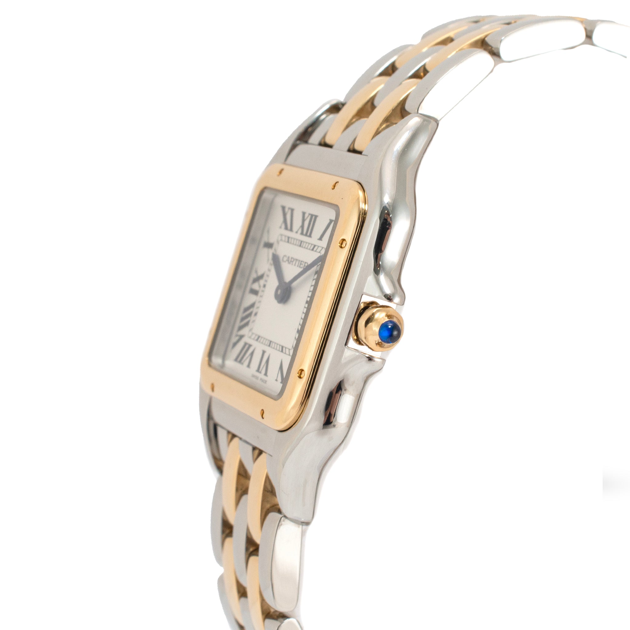 2021 Panthere De Cartier Medium 27MM 4017 / W2PN0007 Steel Yellow Gold Watch