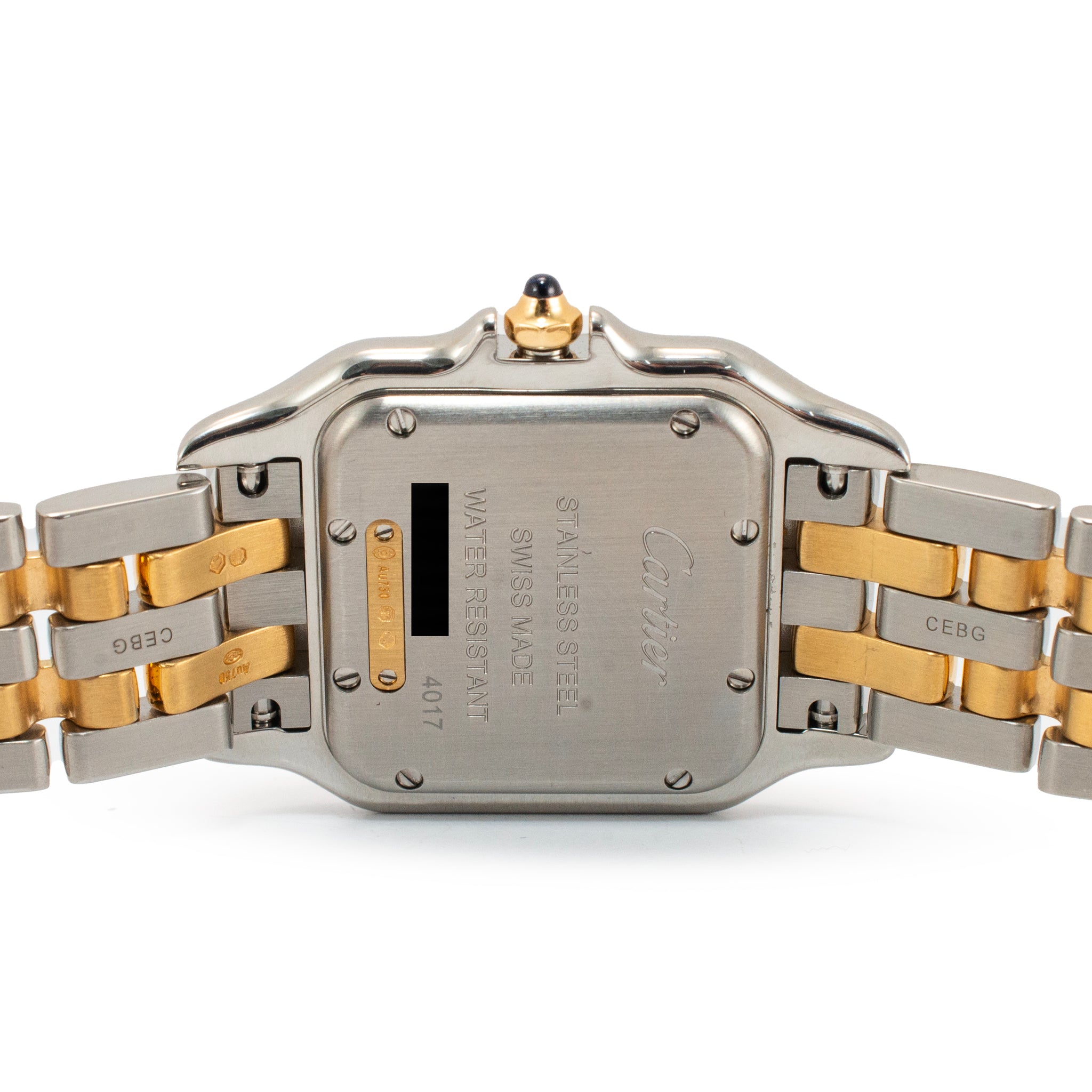 2021 Panthere De Cartier Medium 27MM 4017 / W2PN0007 Steel Yellow Gold Watch