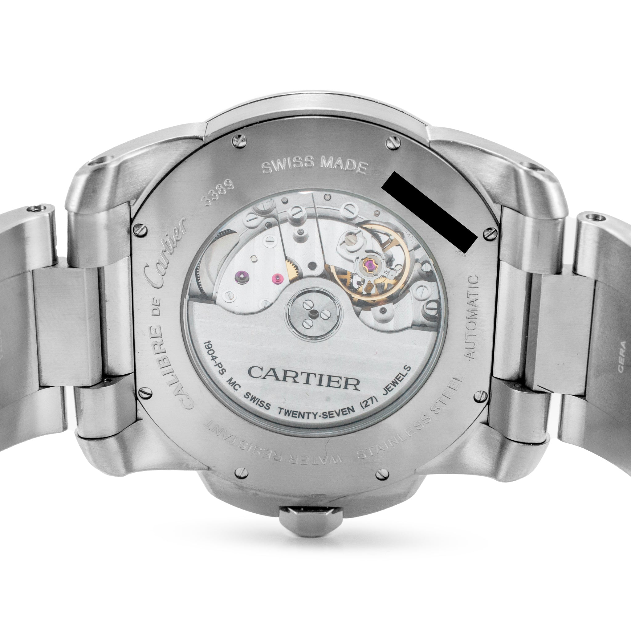 Cartier Calibre de Cartier 42MM 3389 / W7100037 Stainless Steel Automatic Watch