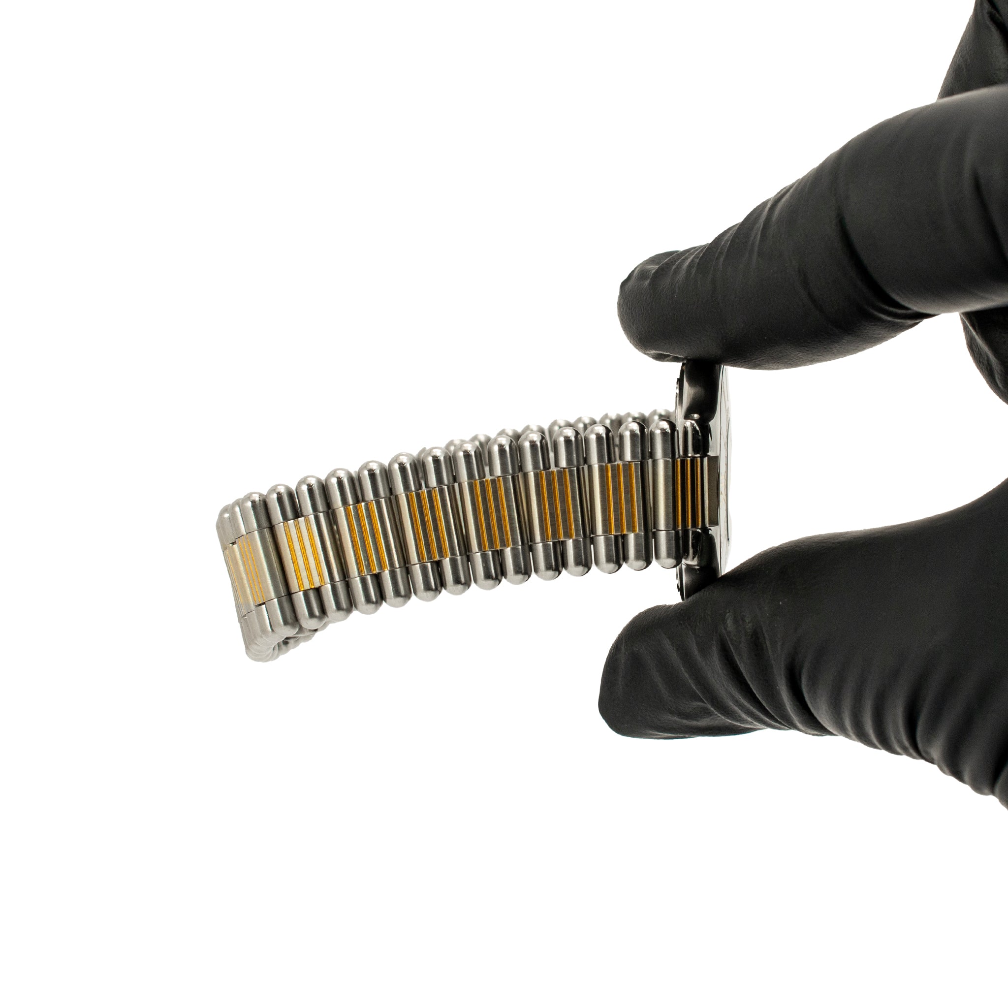 Ladies Vintage Cartier 21 Must de 28MM 125000P 18K Yellow Gold Steel Watch