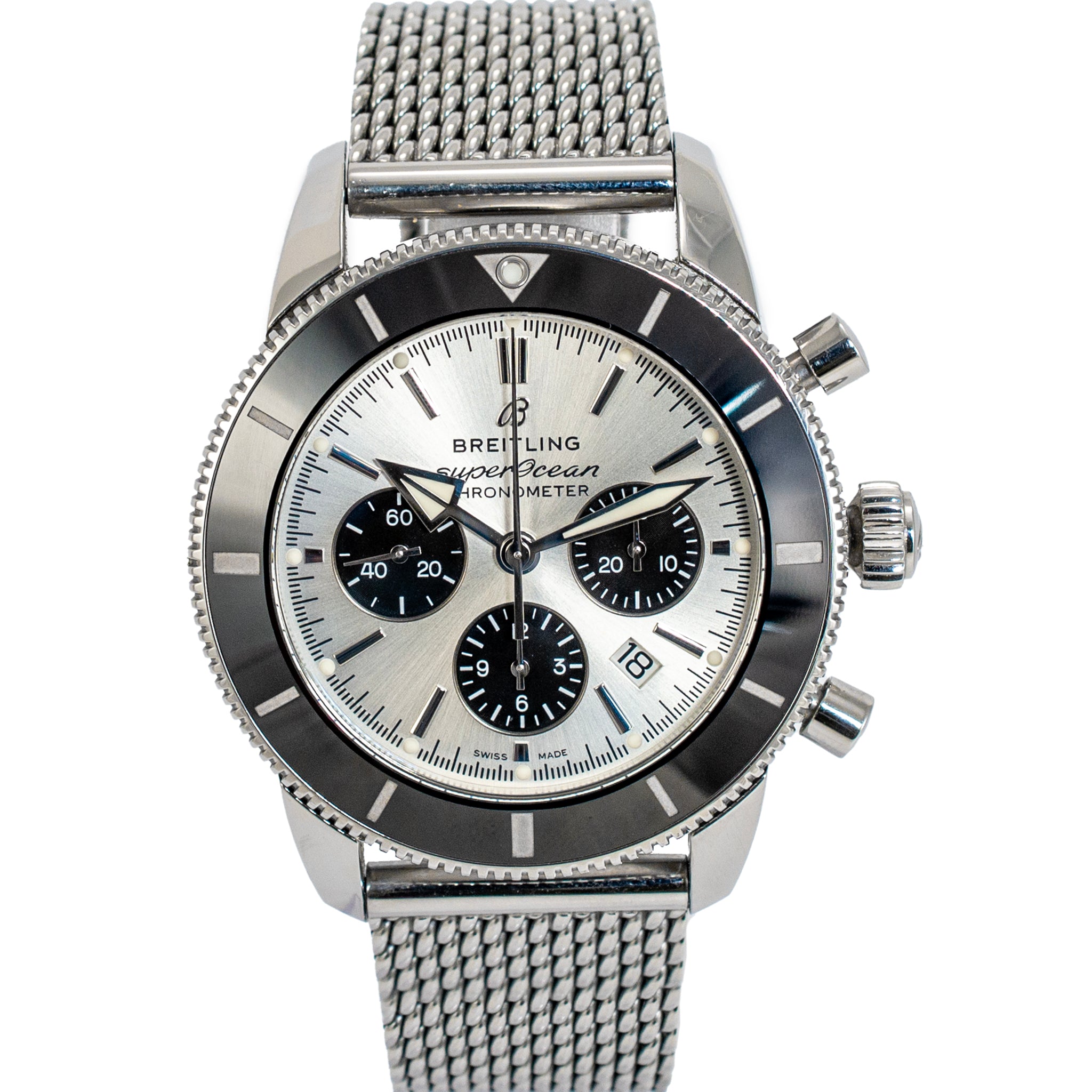 2022 Breitling Superocean Heritage 44MM AB0162 B01 Chronograph 44 Steel Watch