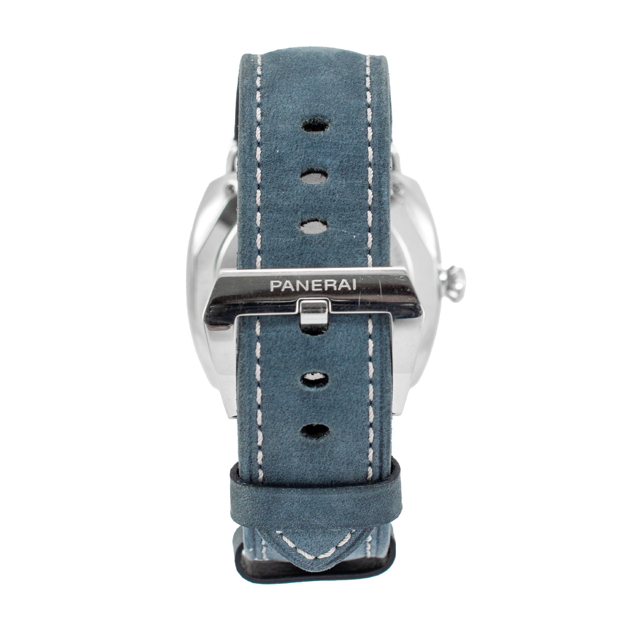 Panerai Radiomir Officine 45MM PAM 01383 Blue Dial Steel Hand Winding Watch