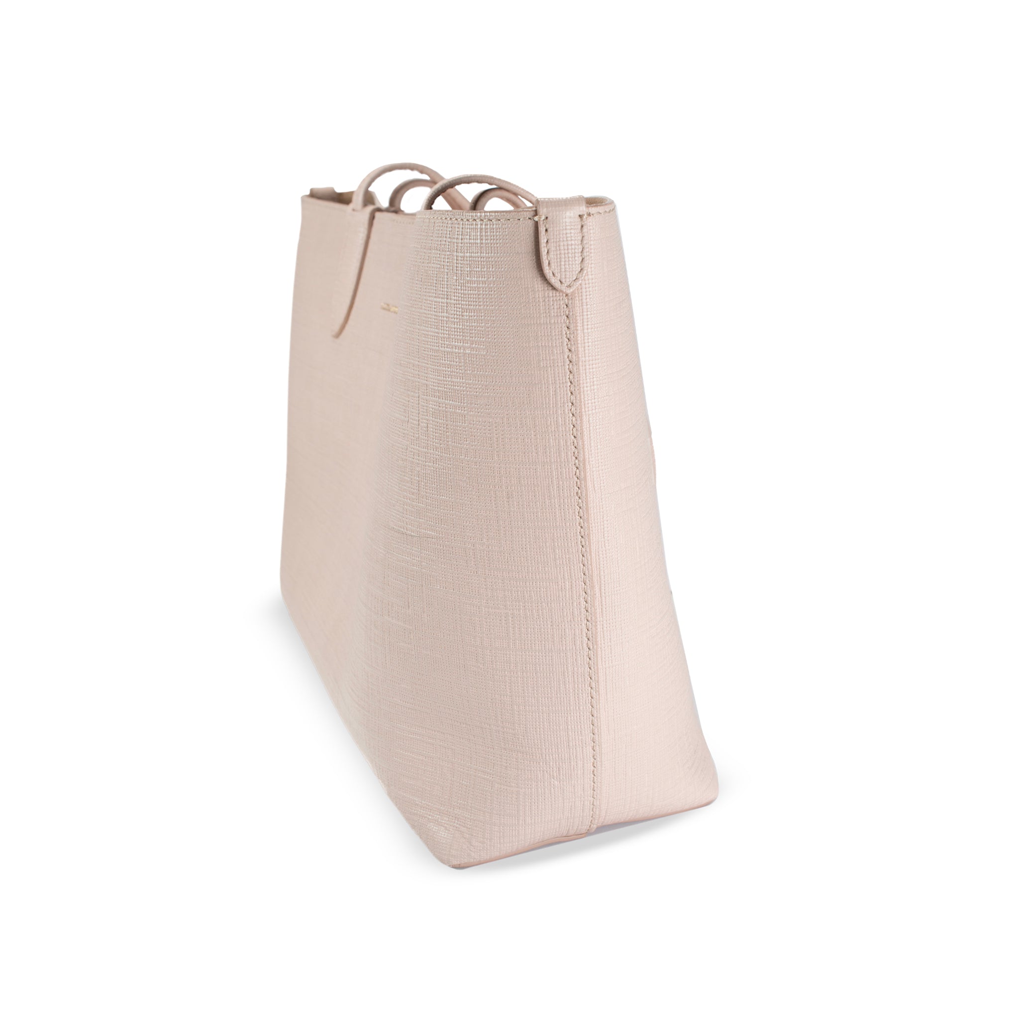 Alexander McQueen Pink Saffiano Leather Tote Shoulder Bag