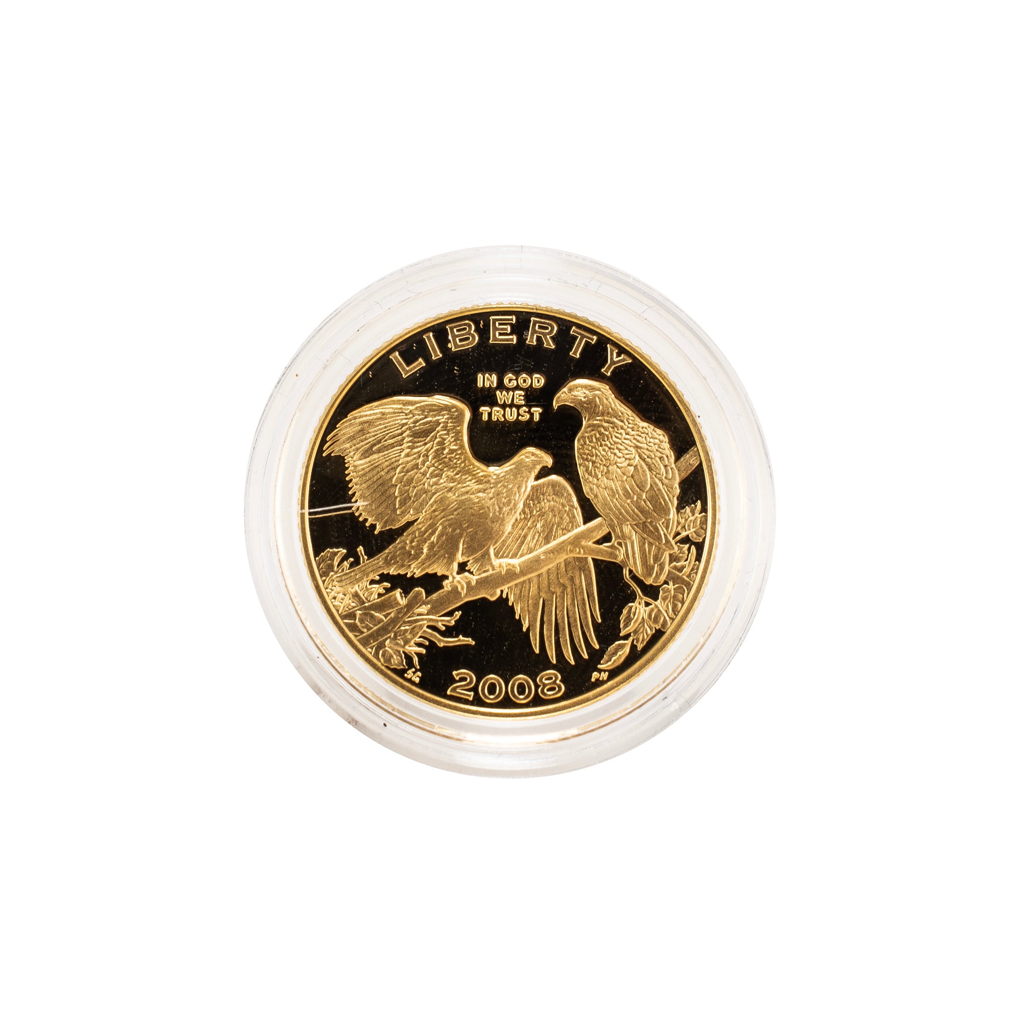 2008 Bald Eagle Gold Silver Nickel 3 Coin Proof Commemorative Set