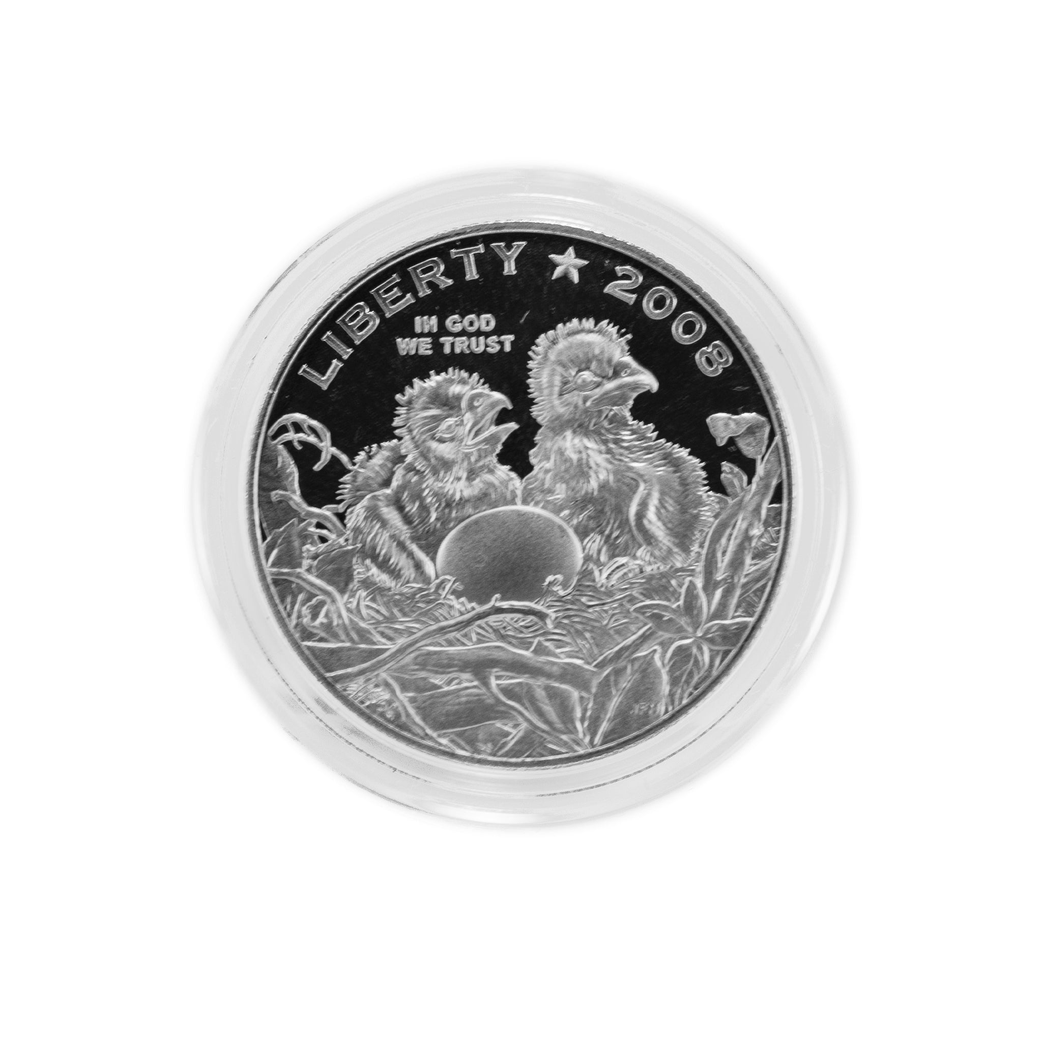 2008 Bald Eagle Gold Silver Nickel 3 Coin Proof Commemorative Set