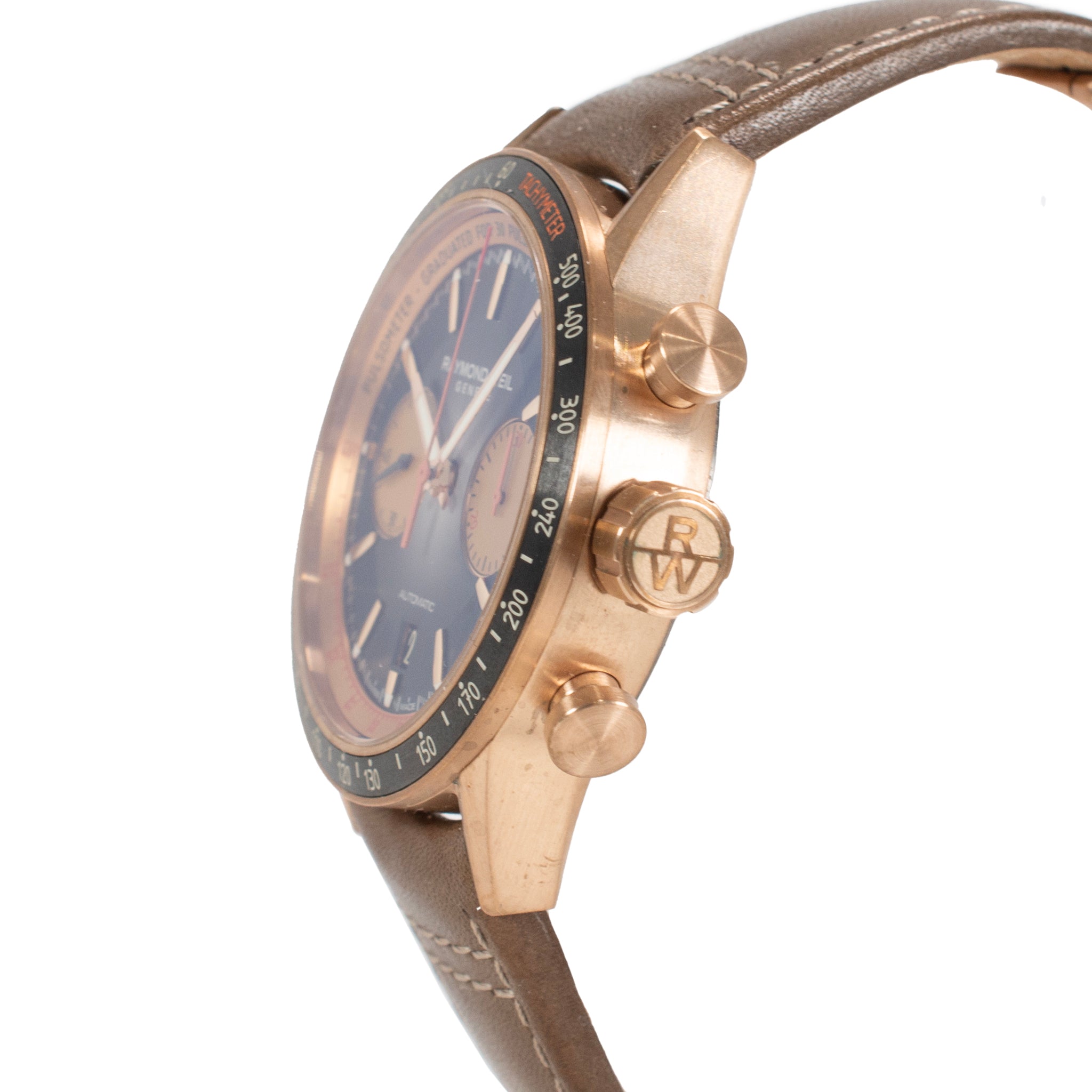 Raymond Weil Freelancer Chronograph 43.5mm Bronze Limited Edition 248/300 Watch