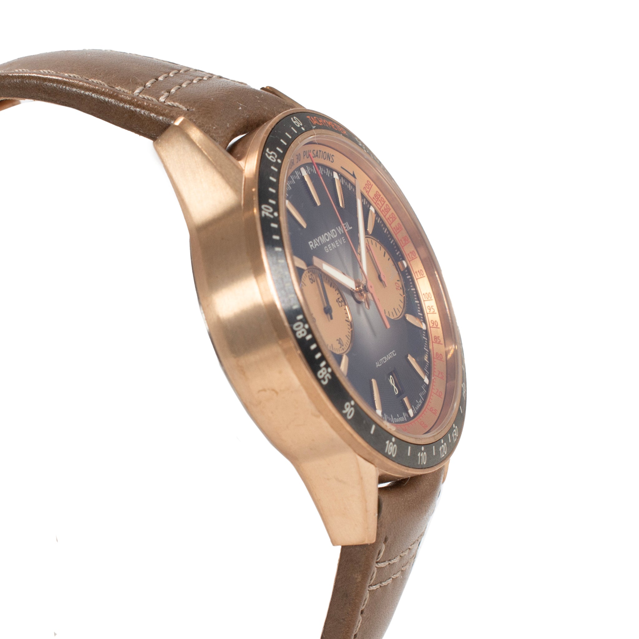 Raymond Weil Freelancer Chronograph 43.5mm Bronze Limited Edition 248/300 Watch