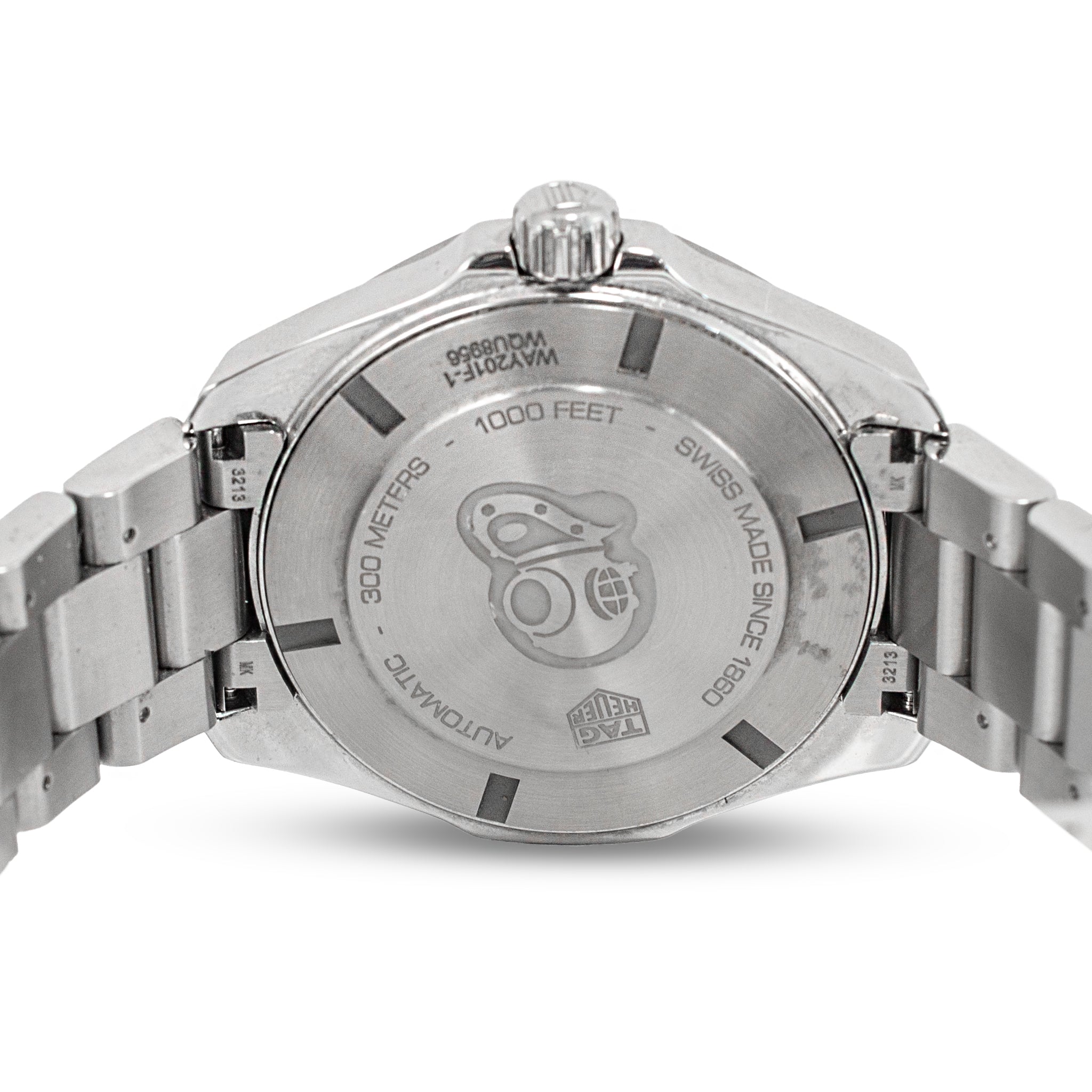 TAG HEUER Aquaracer GMT 43MM WAY201F.BA0927 Pepsi 300M Steel Automatic Watch