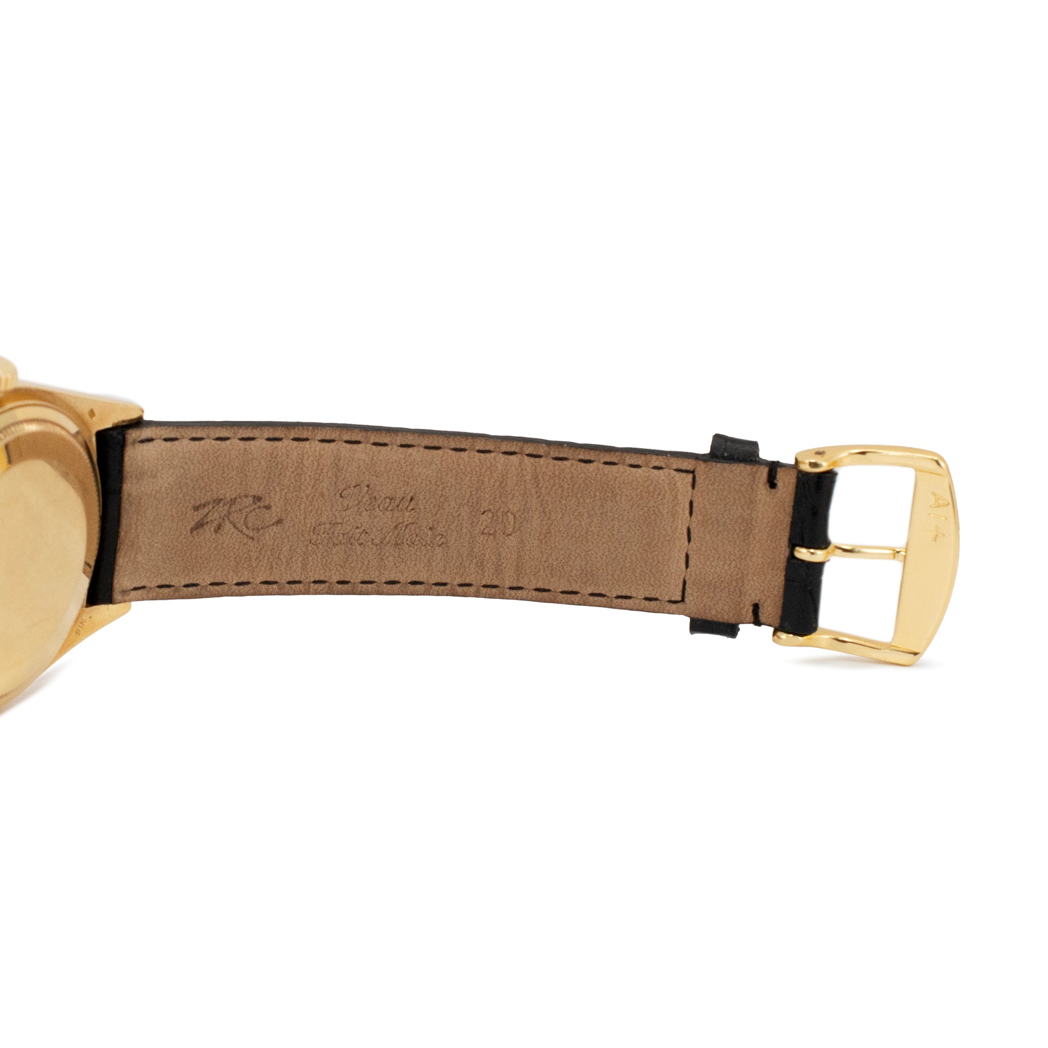 1979 Rolex Day Date 36MM 18078 President Diamond Dial Black 18K Gold Watch