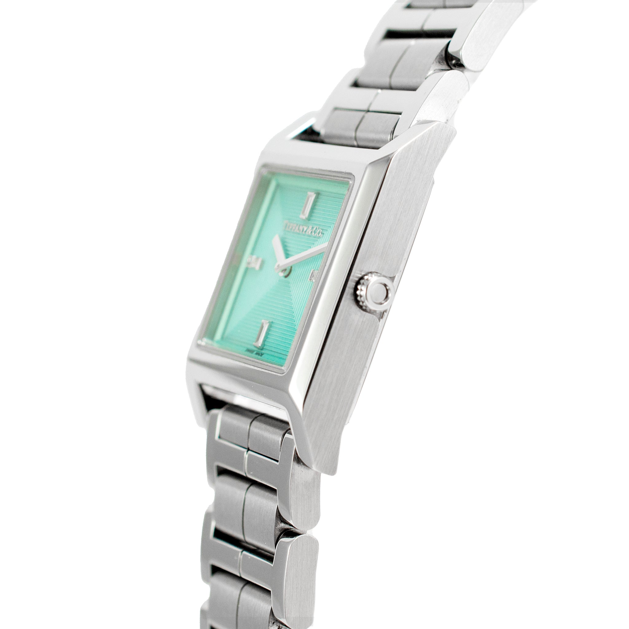 2023 Tiffany & Co. Union Square 20MM Baguette Diamond Steel Quartz Watch