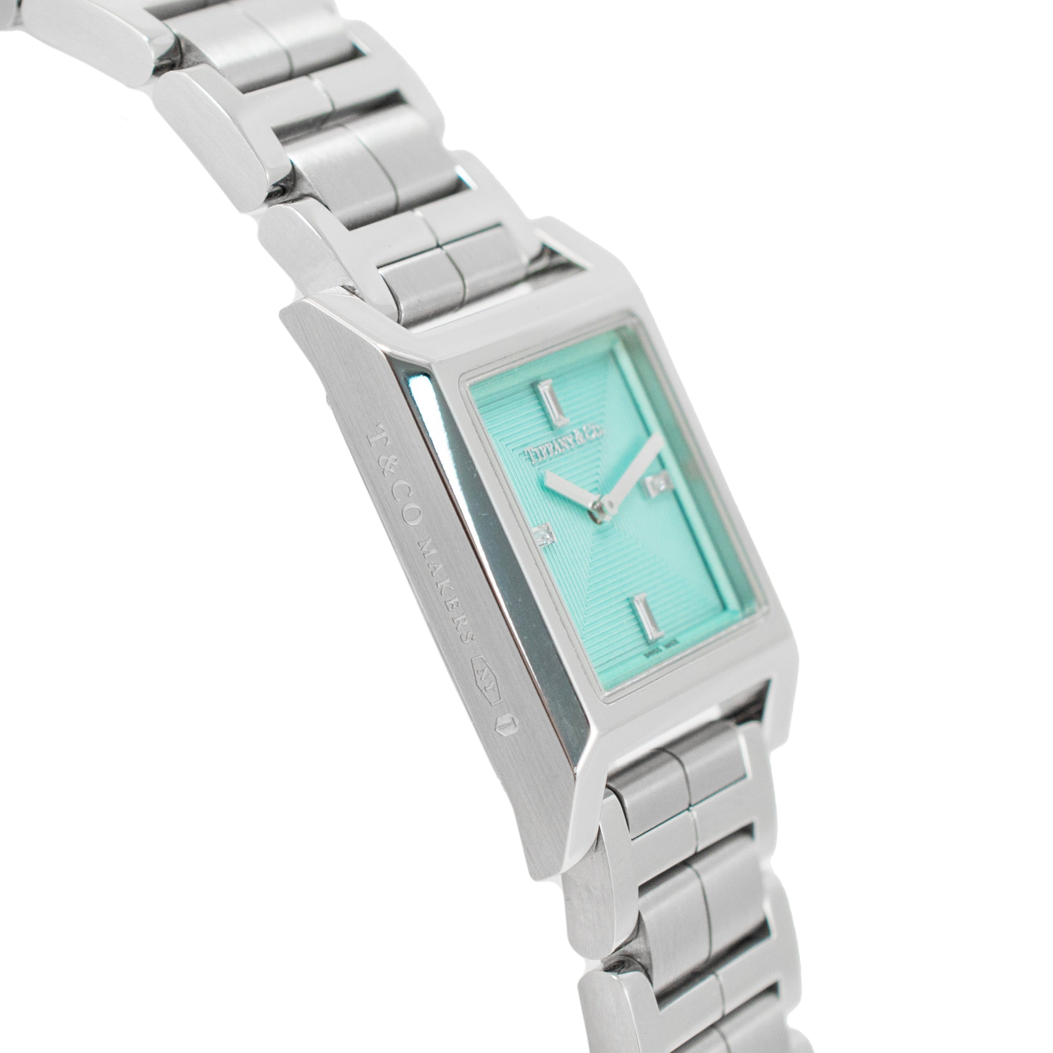 2023 Tiffany & Co. Union Square 20MM Baguette Diamond Steel Quartz Watch